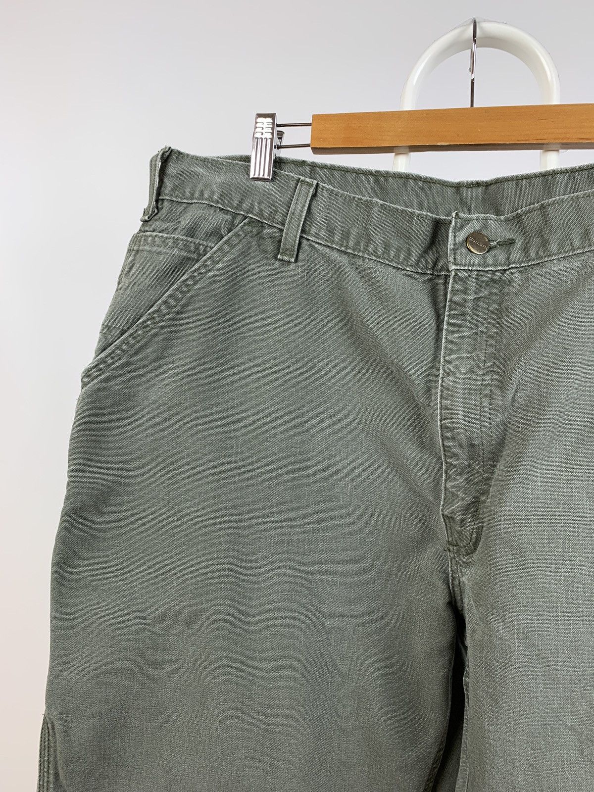 Carhartt Vintage Carhartt Single Knee Green Khaki Cargo Pants Size US 40 / EU 56 - 12 Thumbnail