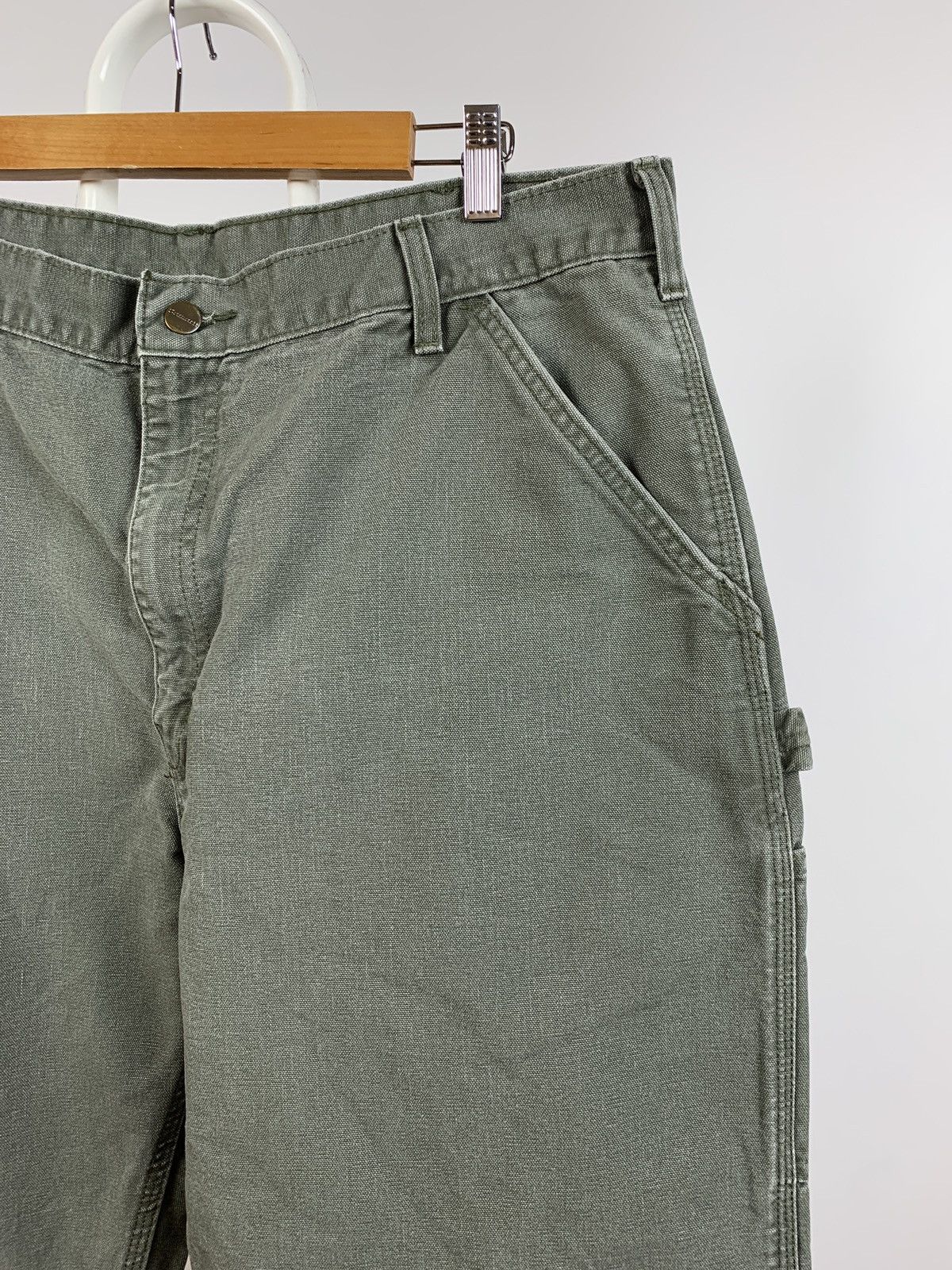 Carhartt Vintage Carhartt Single Knee Green Khaki Cargo Pants Size US 40 / EU 56 - 11 Thumbnail