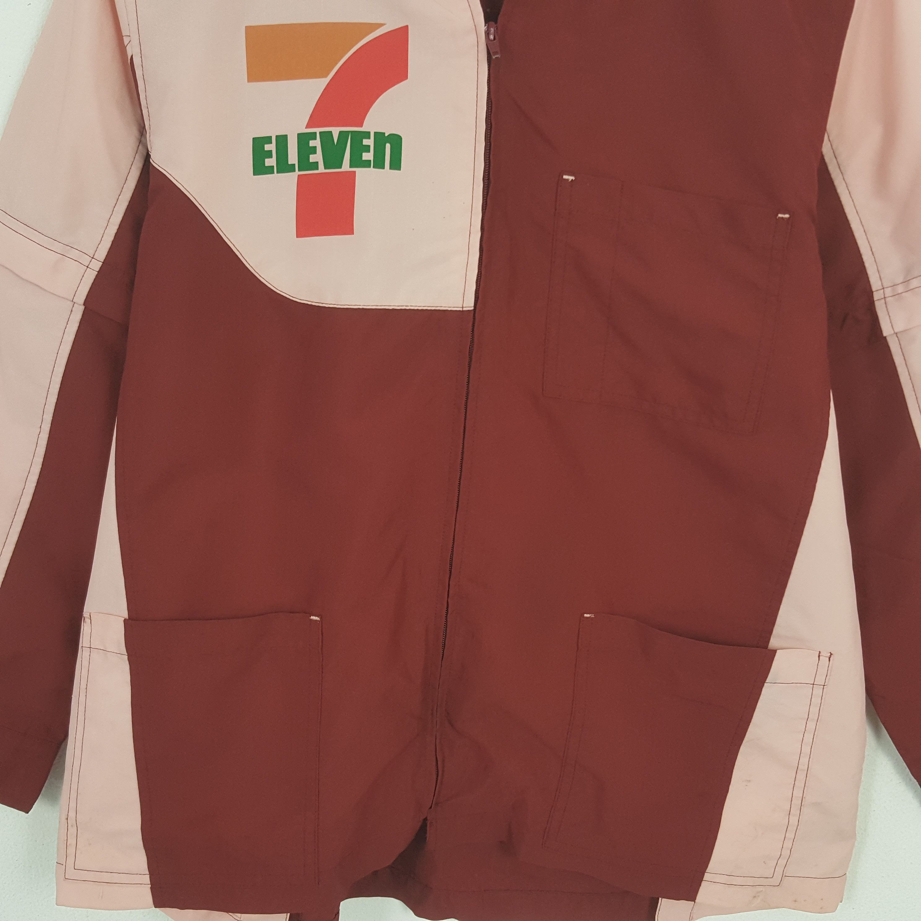Japanese Brand × Vintage Vintage 7 ELeven Big Logo Worker Jacket Size US M / EU 48-50 / 2 - 2 Thumbnail