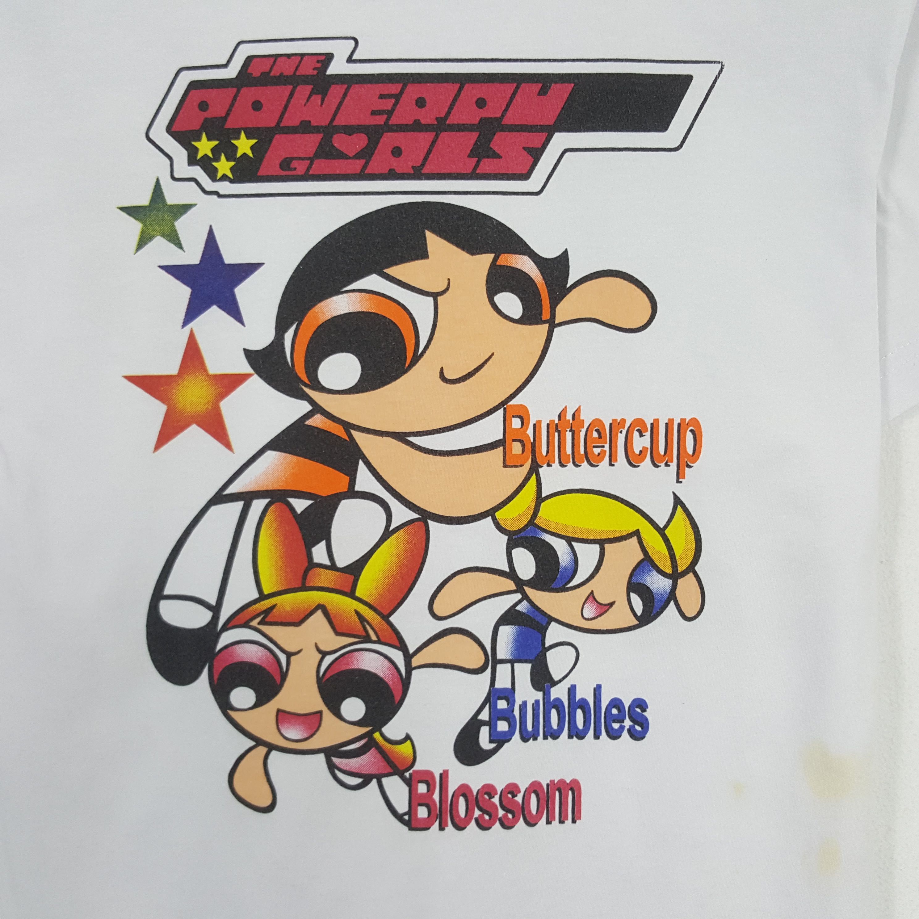 Cartoon Network × Japanese Brand × Vintage Vintage The Powerpuff Girls Japanese Tshirt Size US S / EU 44-46 / 1 - 4 Thumbnail