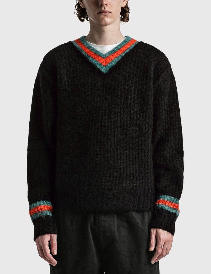 STUSSY MOHAIR TENNIS SWEATER KNIT