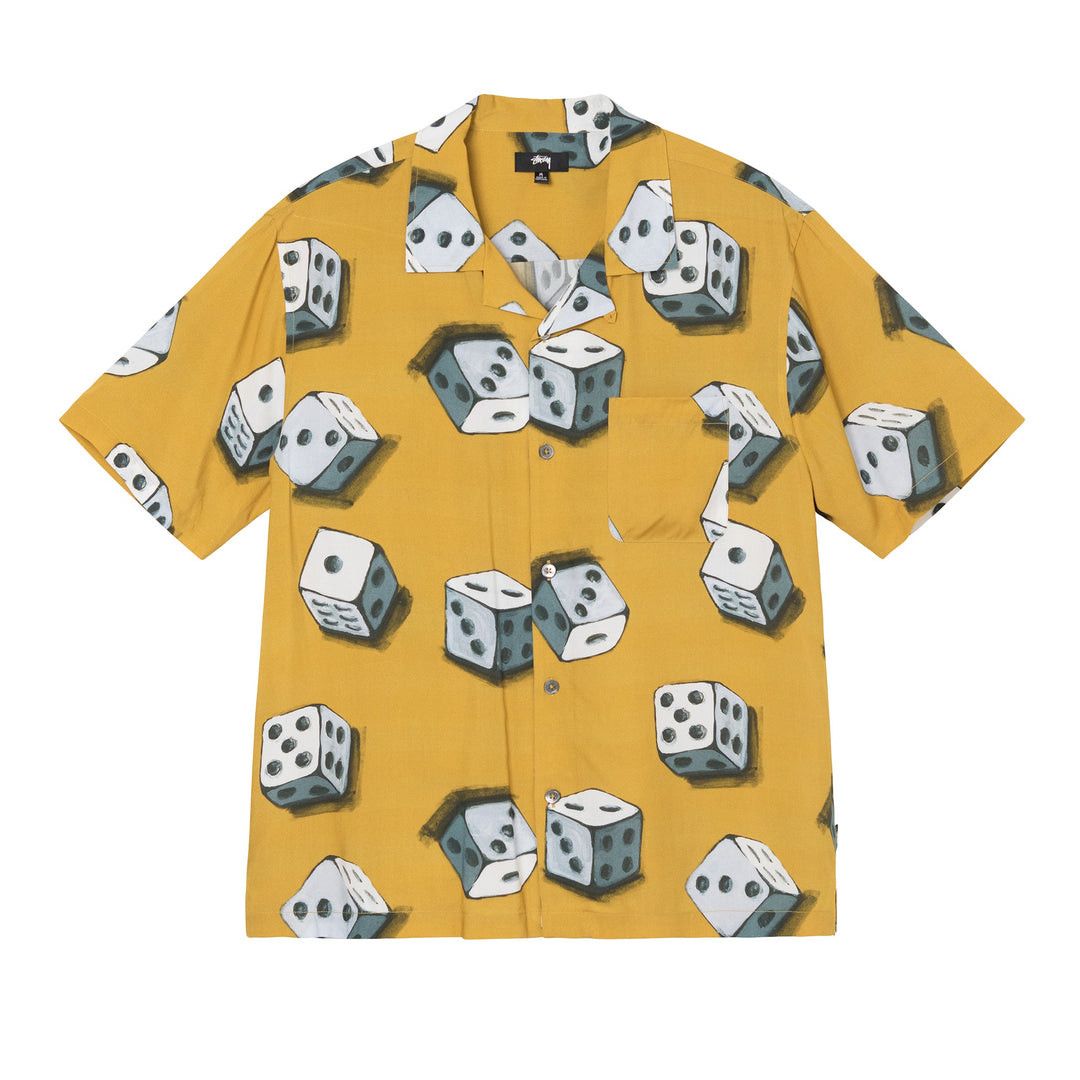 STUSSY DICE PATTERN SHIRT - Tops