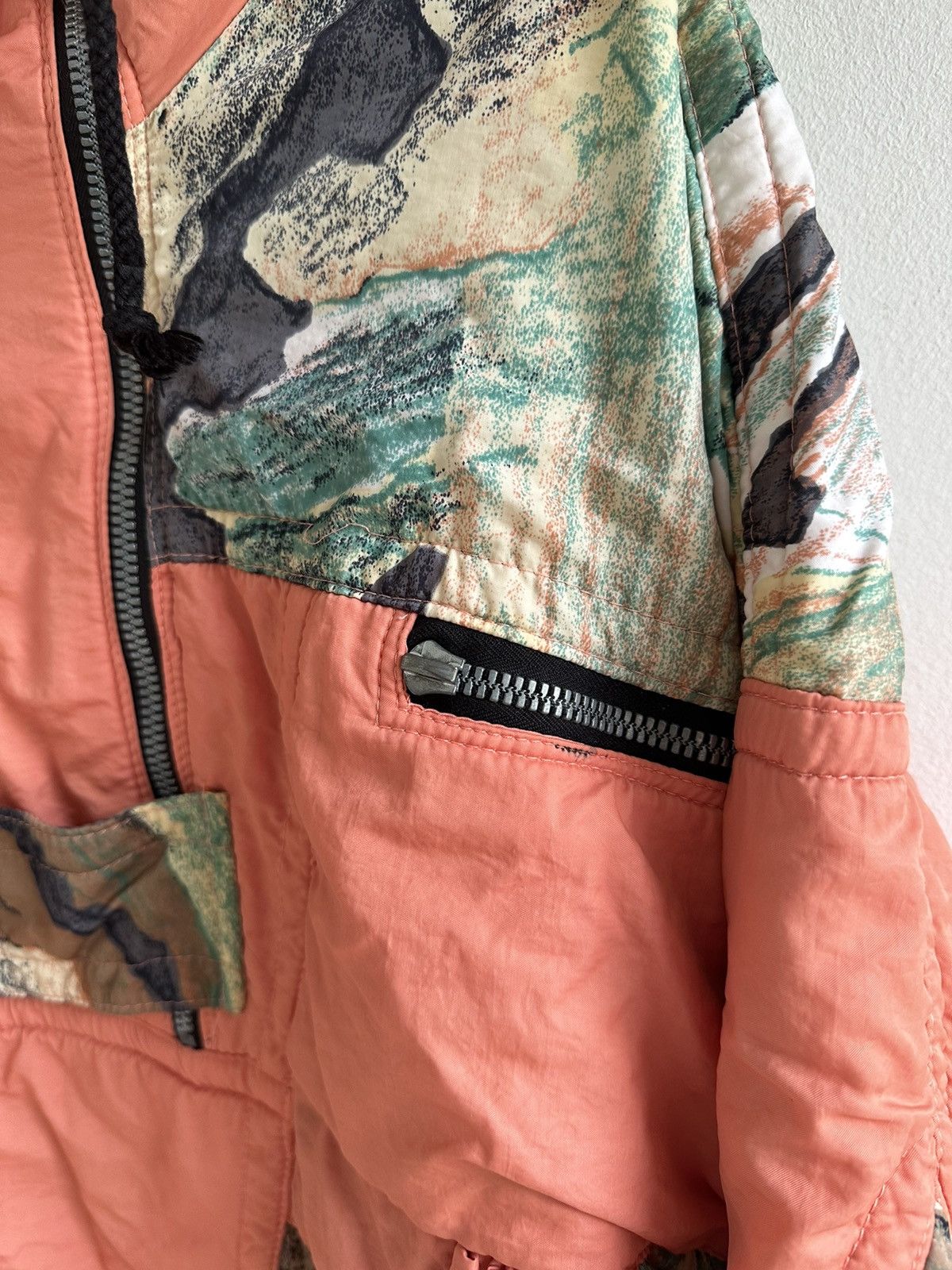 Vintage Vintage 90s Tiger Print Bomber Jacket Anorak Rare Riri Size US XL / EU 56 / 4 - 5 Thumbnail