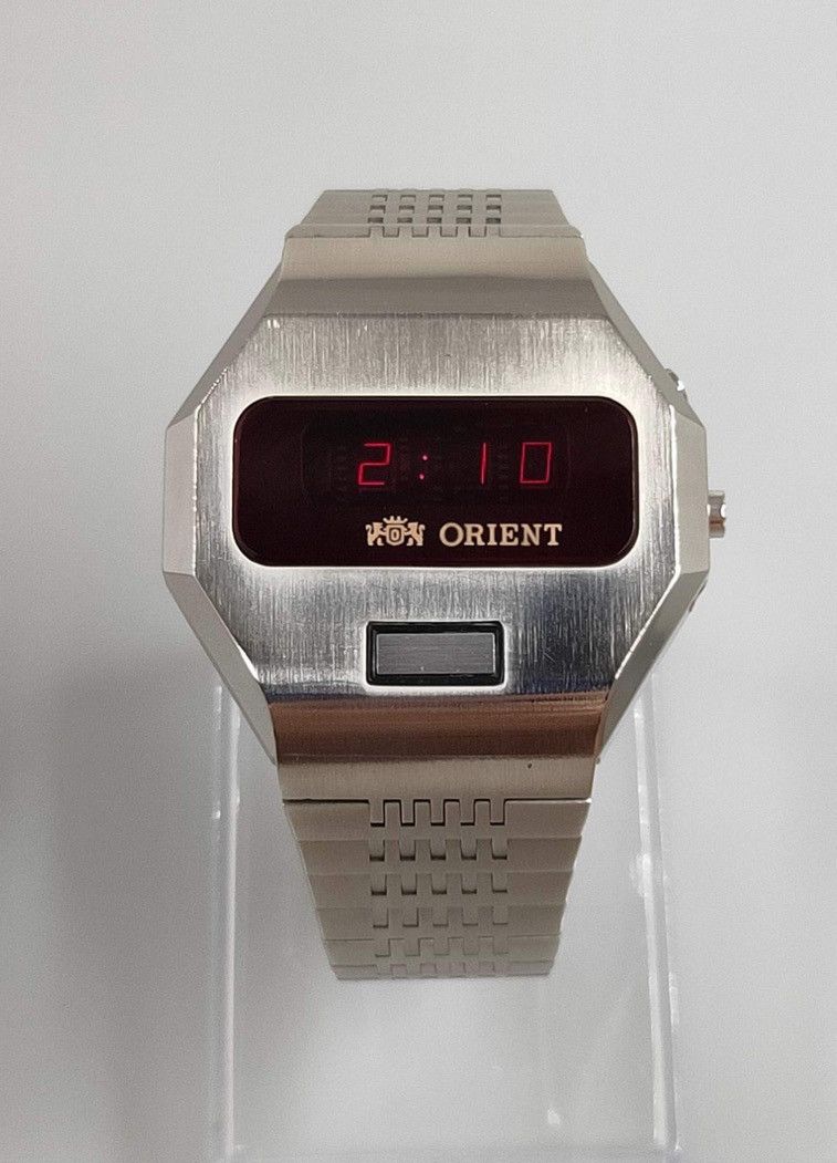 Vintage Ultra Rare Vintage ORIENT TOUCH TRON RED LED Men’s Watch | Grailed