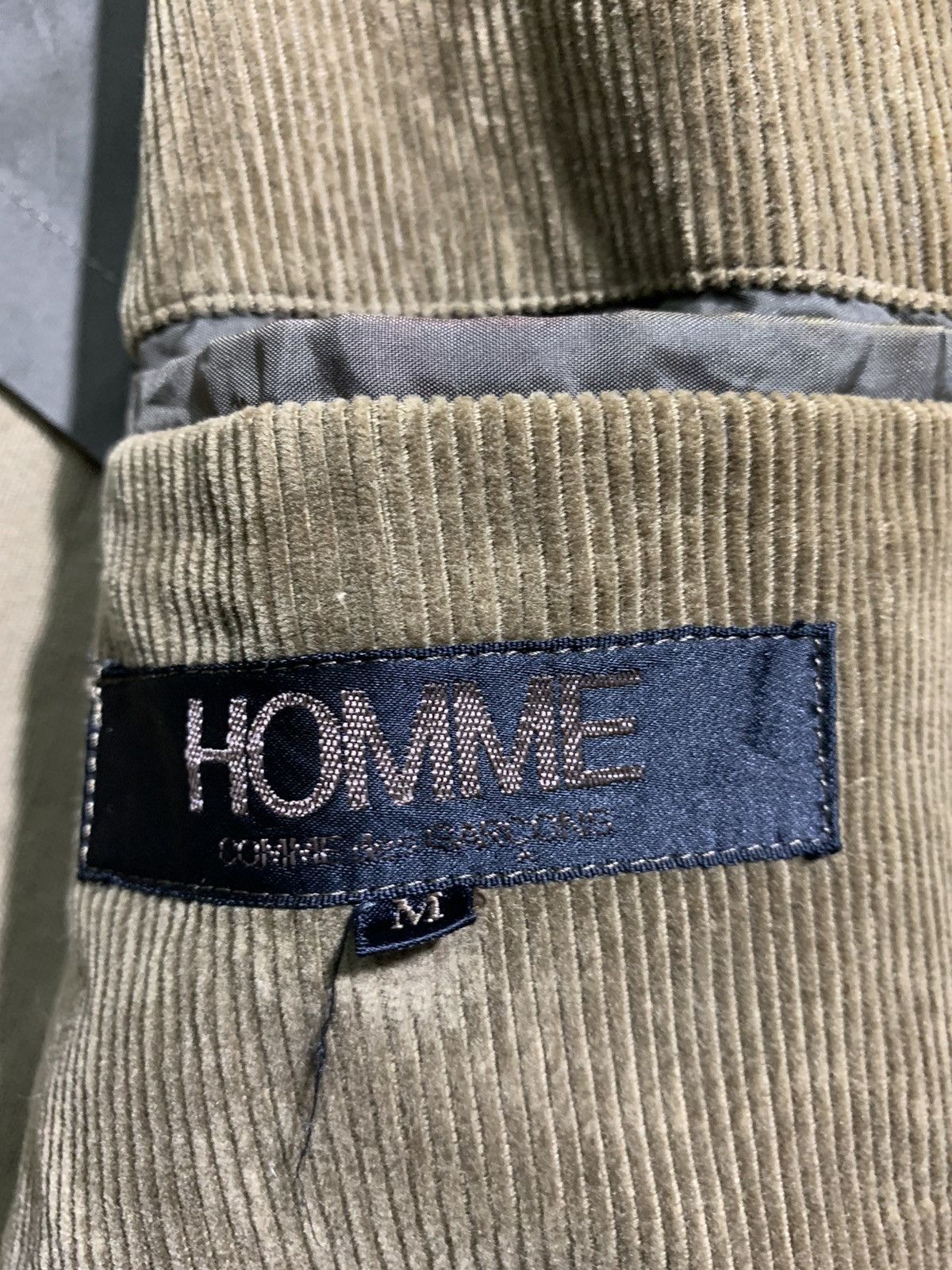 Comme des Garcons 🔥CDG HOMME SPLIT CORDUROY JACKETS Size US M / EU 48-50 / 2 - 11 Thumbnail