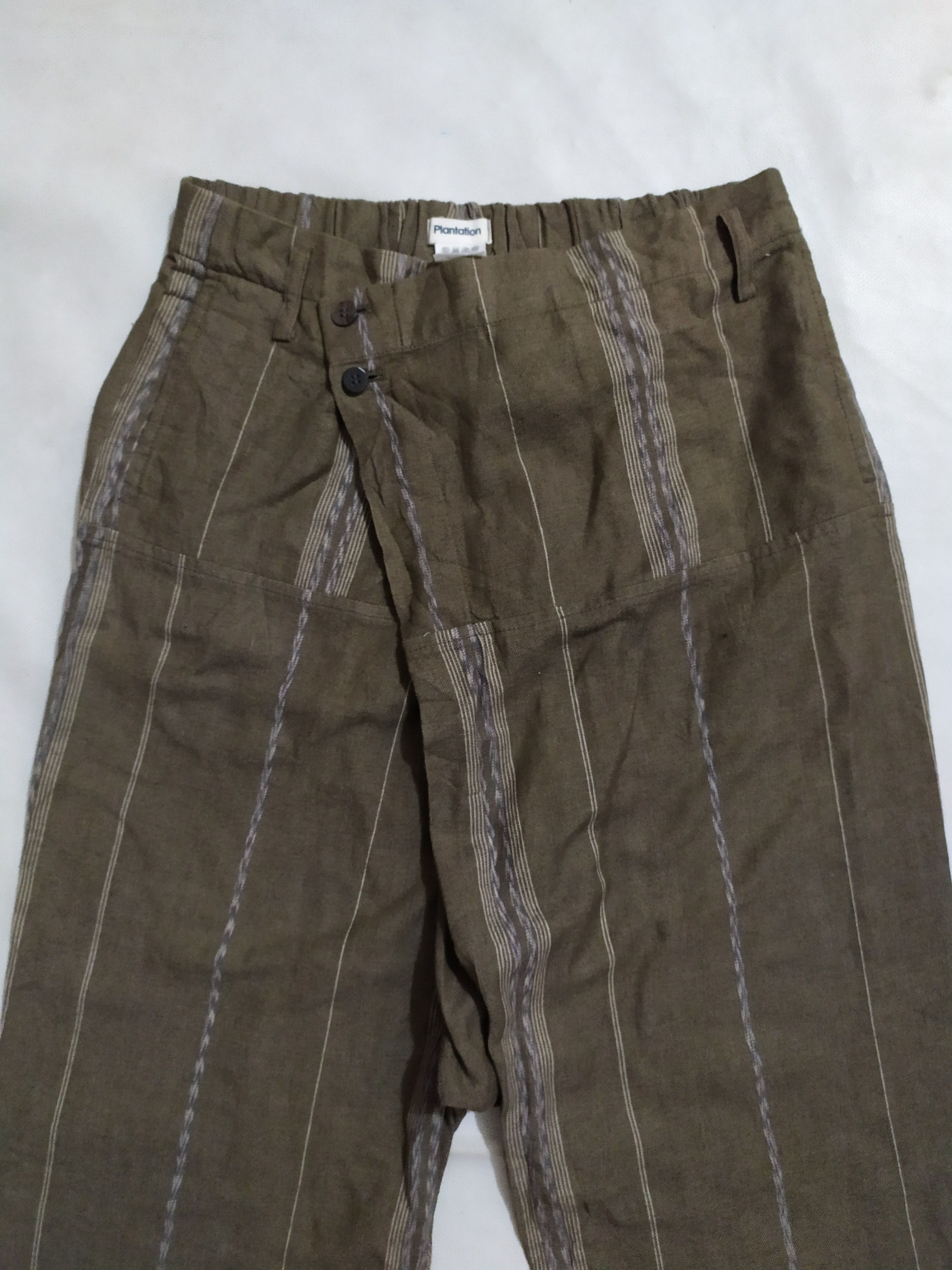 Issey Miyake × Japanese Brand 🔥Plantation Pants By Issey Miyake assymetric pants Size US 32 / EU 48 - 2 Thumbnail