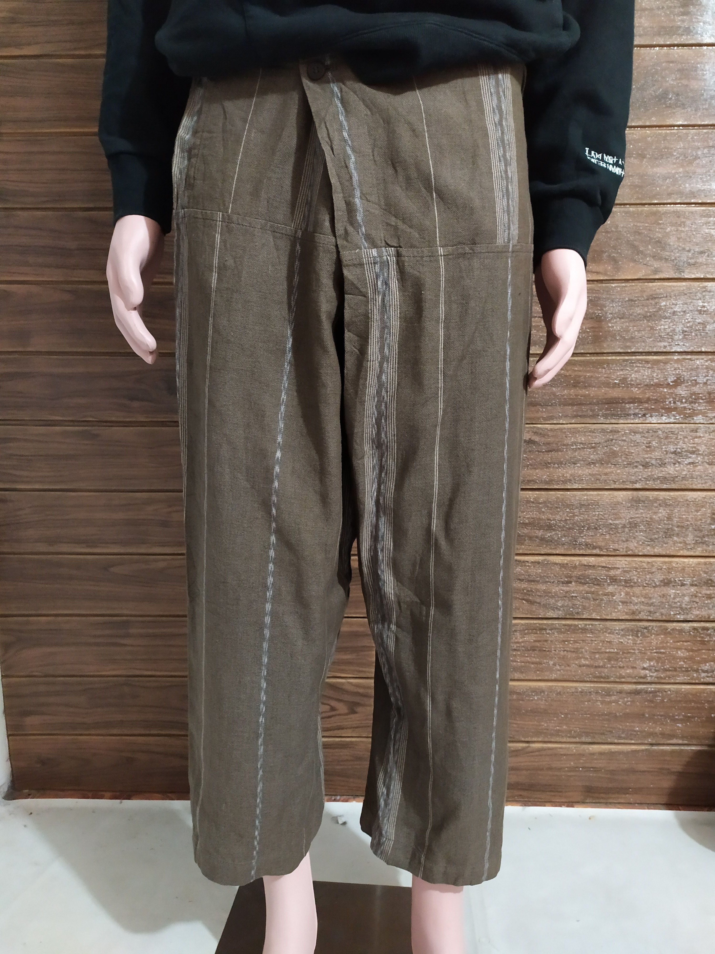 Issey Miyake × Japanese Brand 🔥Plantation Pants By Issey Miyake assymetric pants Size US 32 / EU 48 - 10 Thumbnail