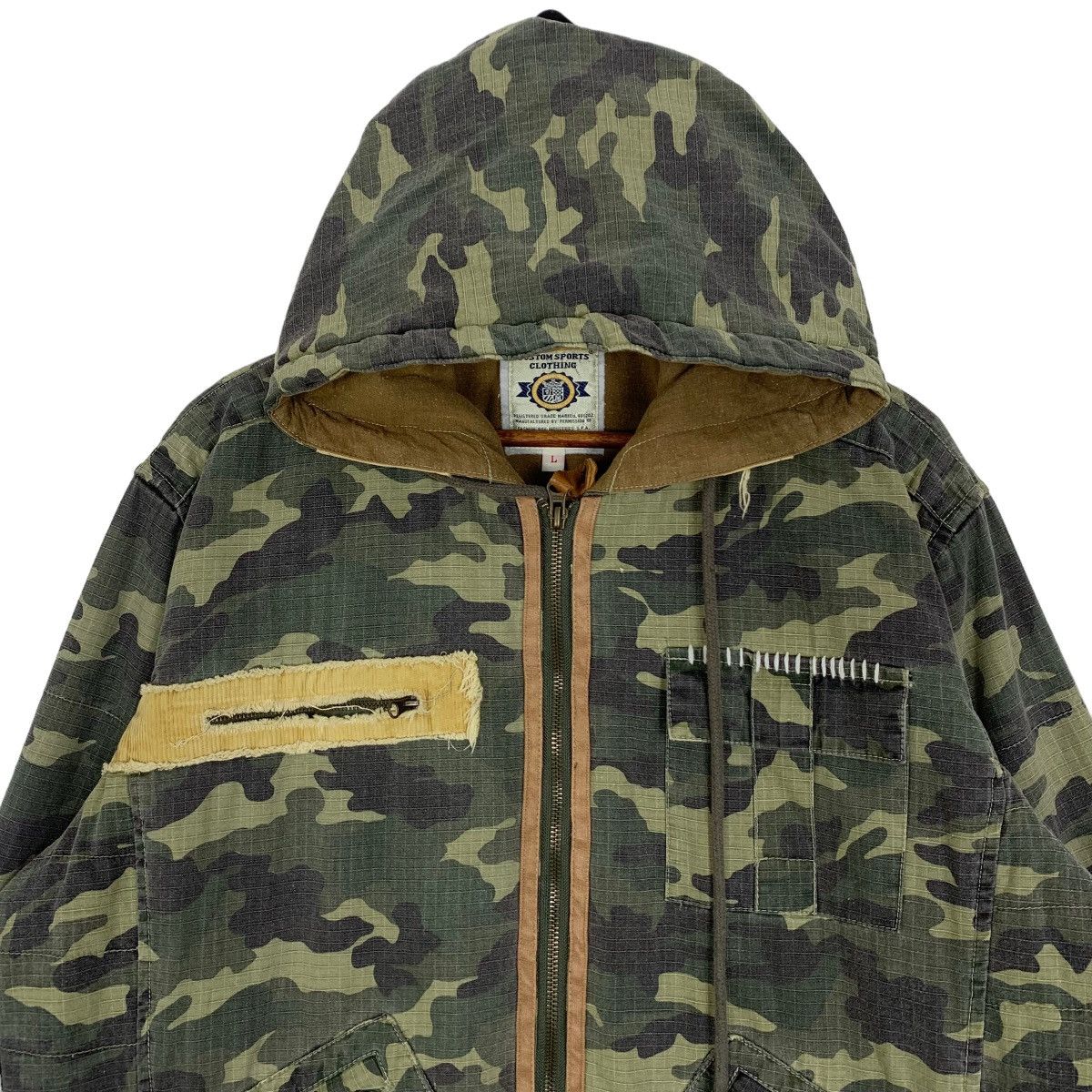 Replay × Vintage Replay Custom Sport Clothing Camouflage Hoodie Size US L / EU 52-54 / 3 - 2 Thumbnail