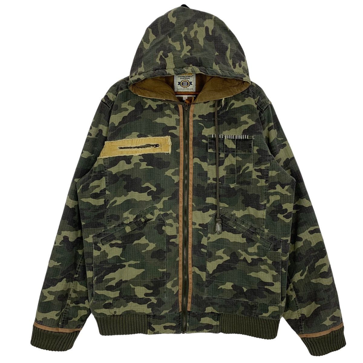 Replay × Vintage Replay Custom Sport Clothing Camouflage Hoodie Size US L / EU 52-54 / 3 - 1 Thumbnail