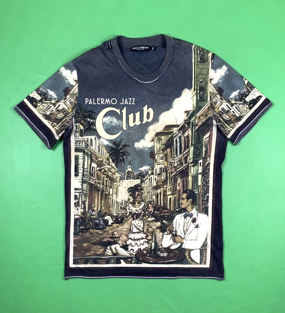 Dolce Gabbana Dolce Gabbana Palermo Jazz Club T Shirt Grailed