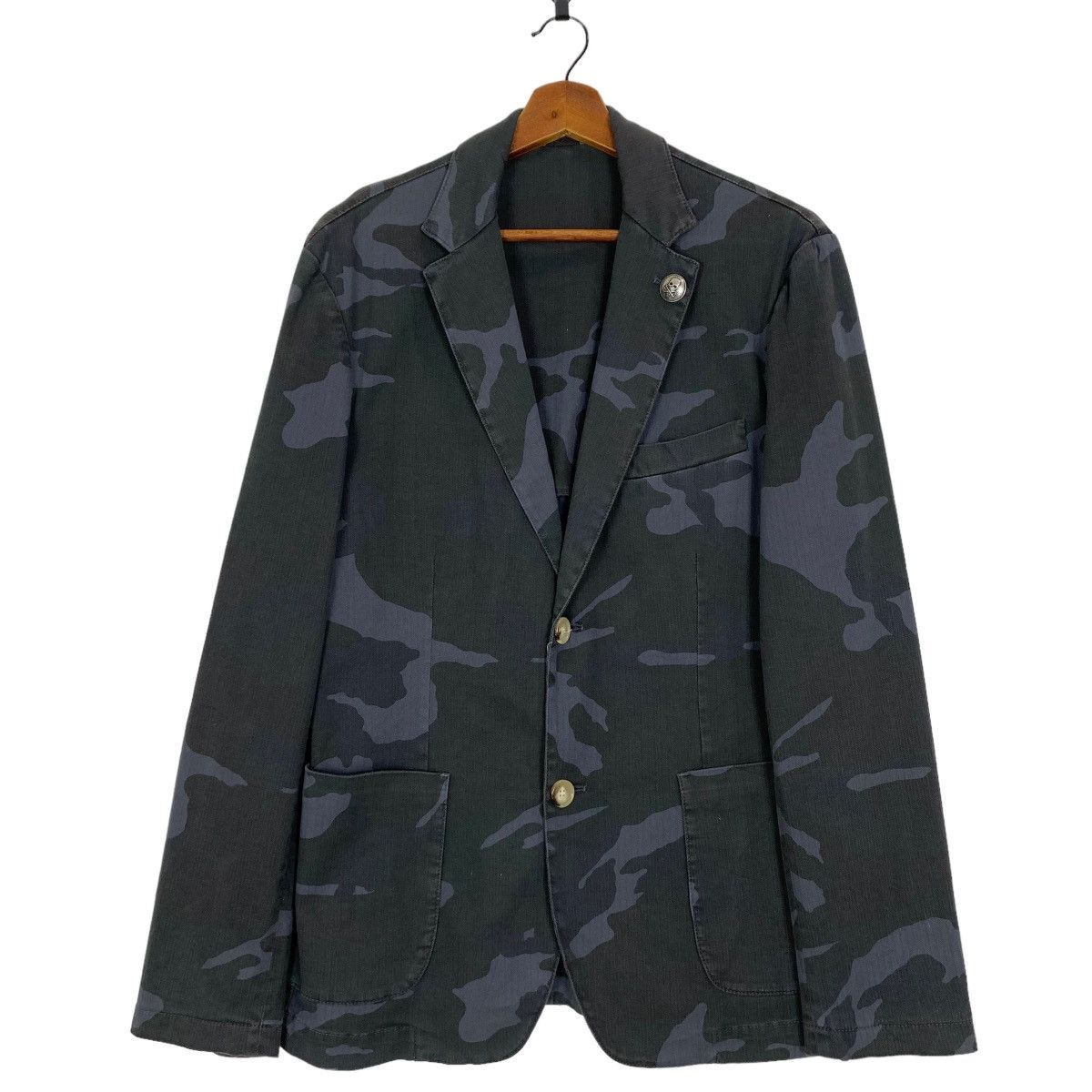 HYDROGEN Hydrogen Camouflage Blazer Coat Size US XL / EU 56 / 4 - 1 Thumbnail