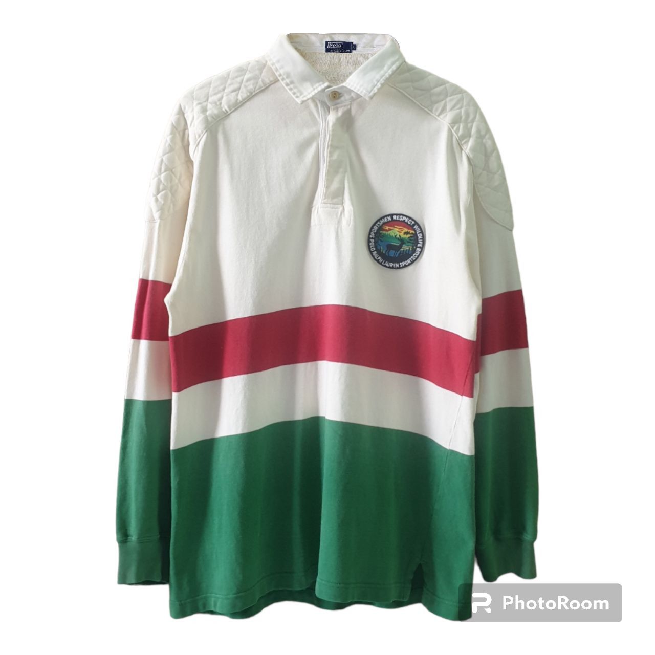 Polo Ralph Lauren Vintage Polo Sportsmen Rugby Shirt Size US L / EU 52-54 / 3 - 1 Thumbnail
