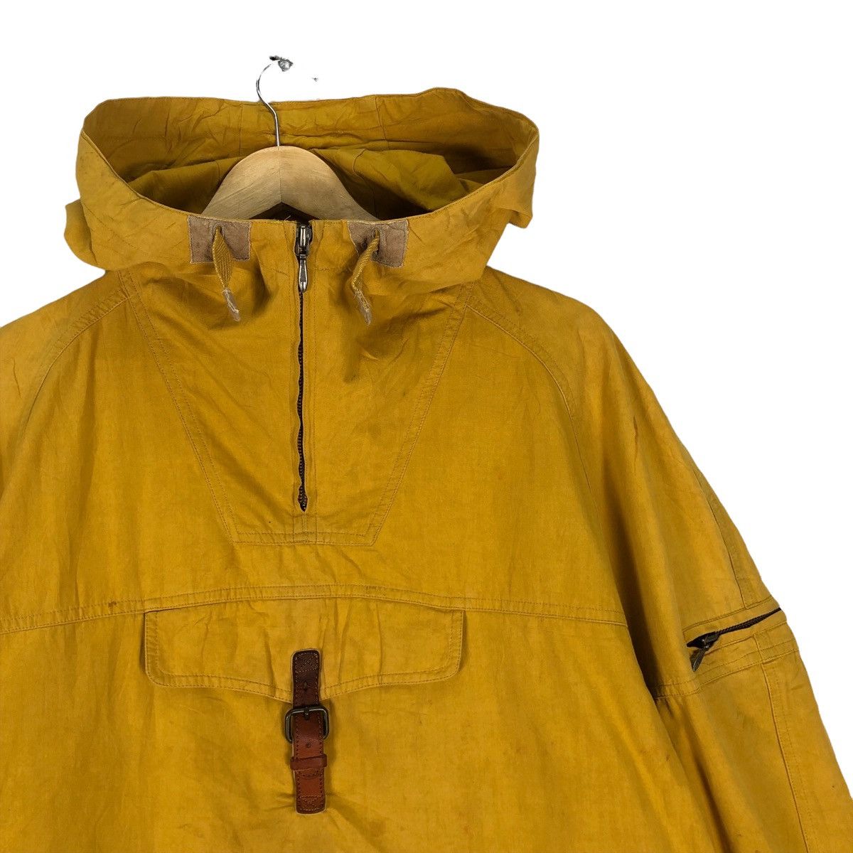 Japanese Brand VTG SCOOPMAN ANORAK HOODIE HALF ZIPPER LIGHT JACKET Size US L / EU 52-54 / 3 - 6 Thumbnail