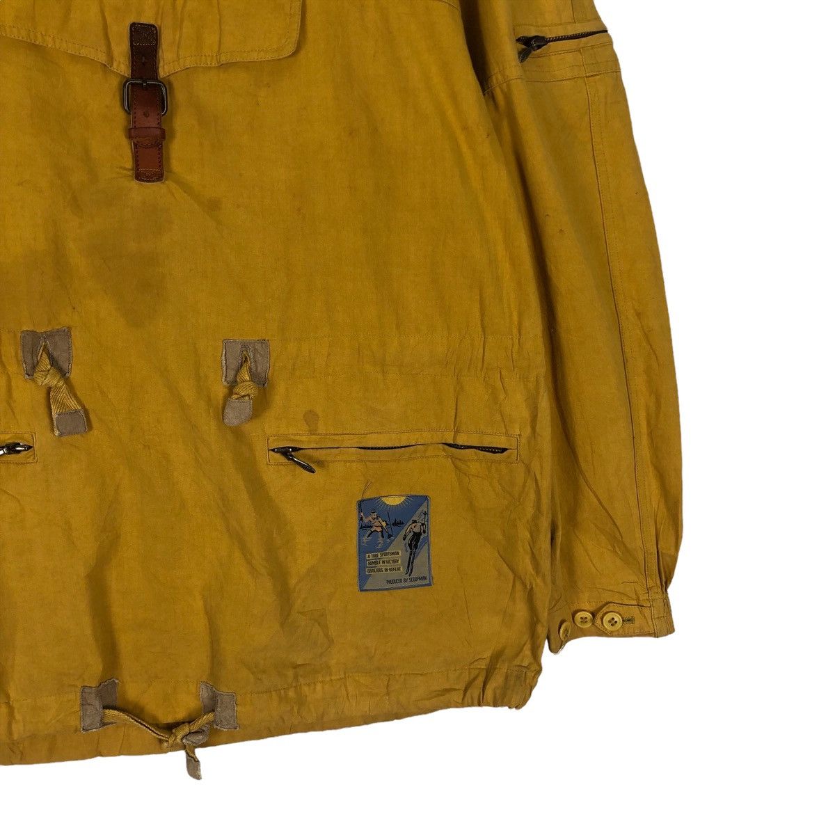 Japanese Brand VTG SCOOPMAN ANORAK HOODIE HALF ZIPPER LIGHT JACKET Size US L / EU 52-54 / 3 - 8 Thumbnail