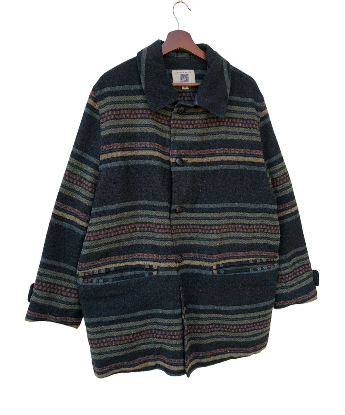 Pendleton 📣Vtg Print Stripes Native Jacket Inspired kapital Size US L / EU 52-54 / 3 - 3 Thumbnail