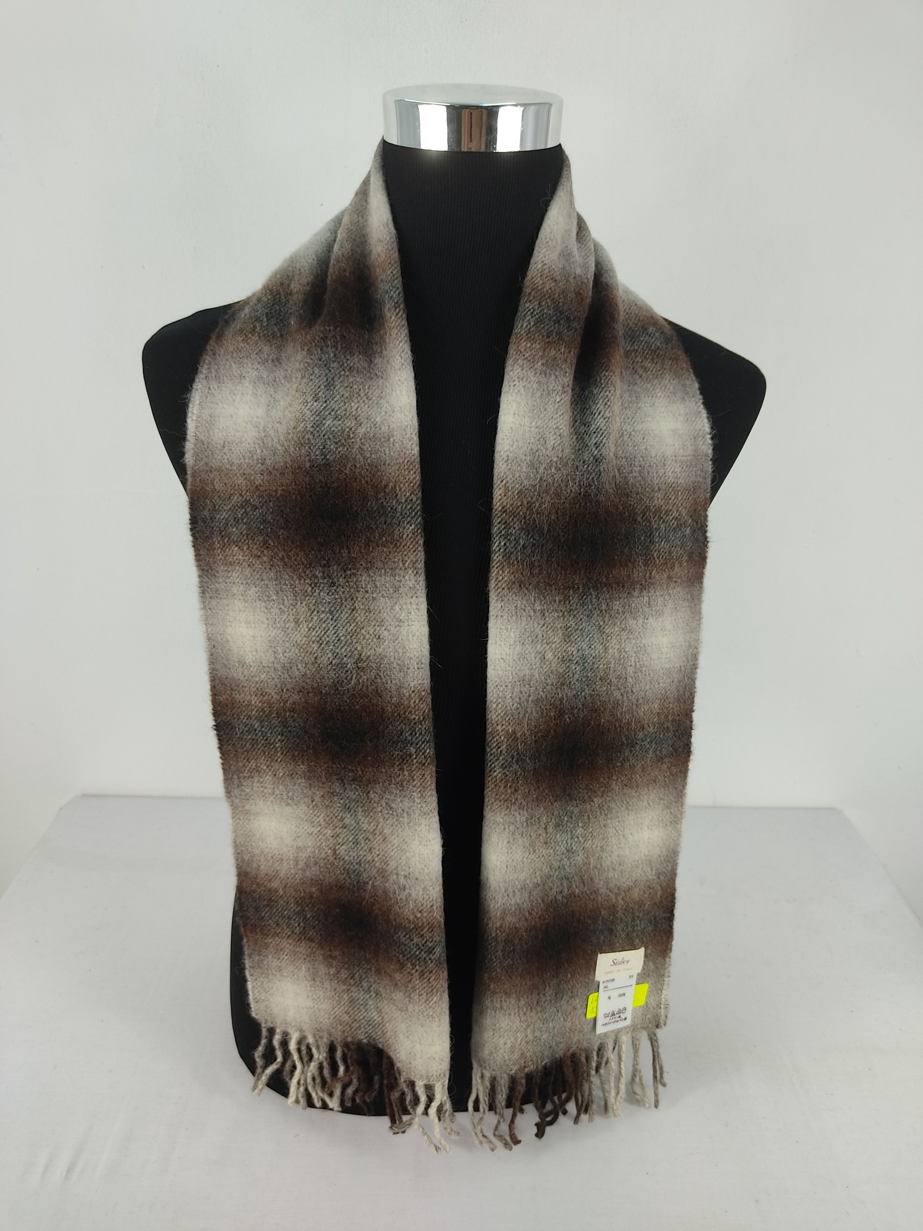 Sisley × Vintage Vintage Sisley Scarf / Muffler / Neckwear Size ONE SIZE - 1 Thumbnail
