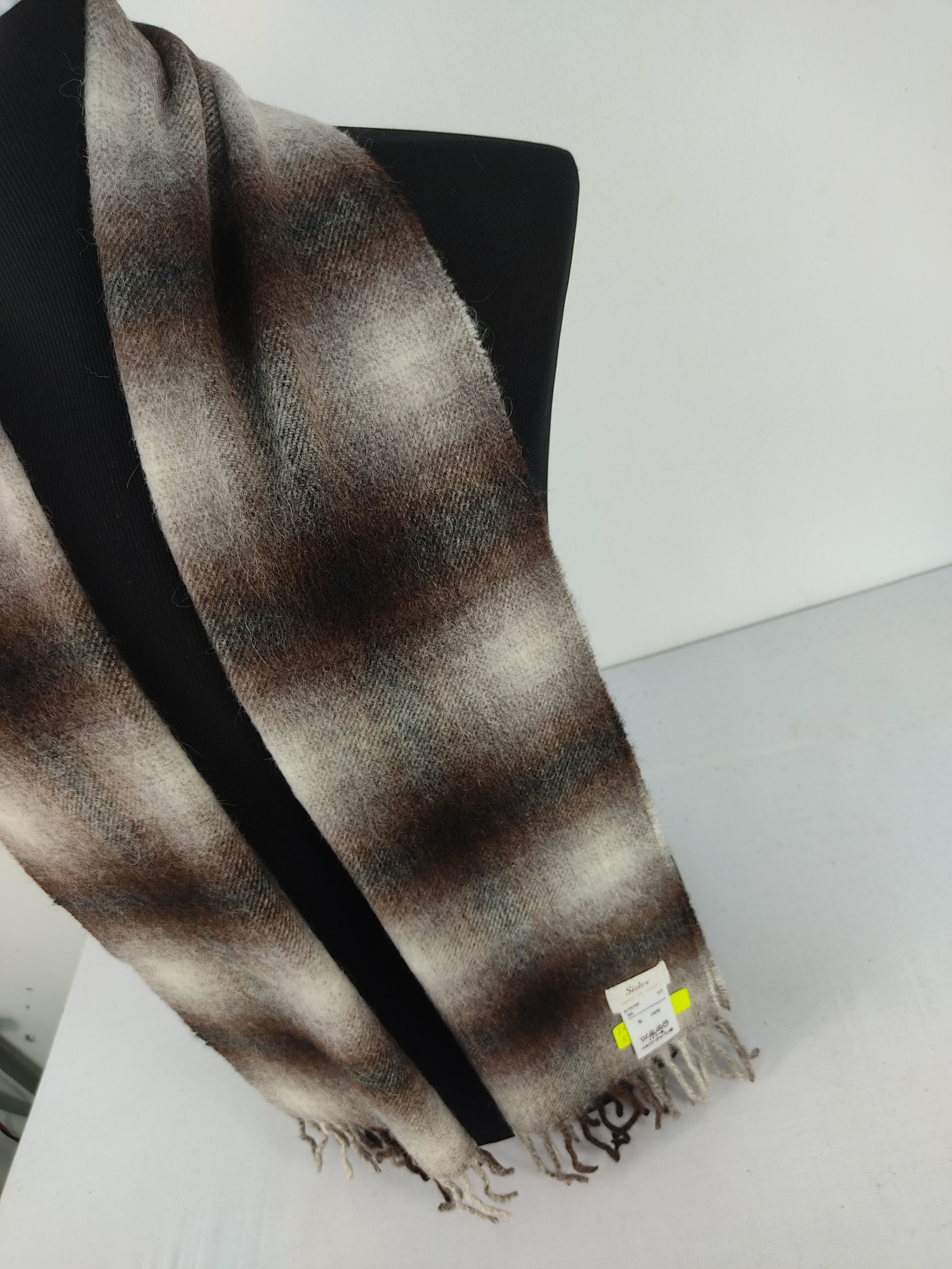 Sisley × Vintage Vintage Sisley Scarf / Muffler / Neckwear Size ONE SIZE - 3 Thumbnail