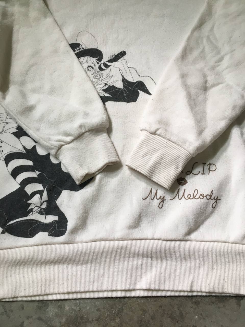 Anime × Japanese Brand Vintage Anime Kuromi Lip x Lip My Melody Hoodie Size US S / EU 44-46 / 1 - 4 Thumbnail