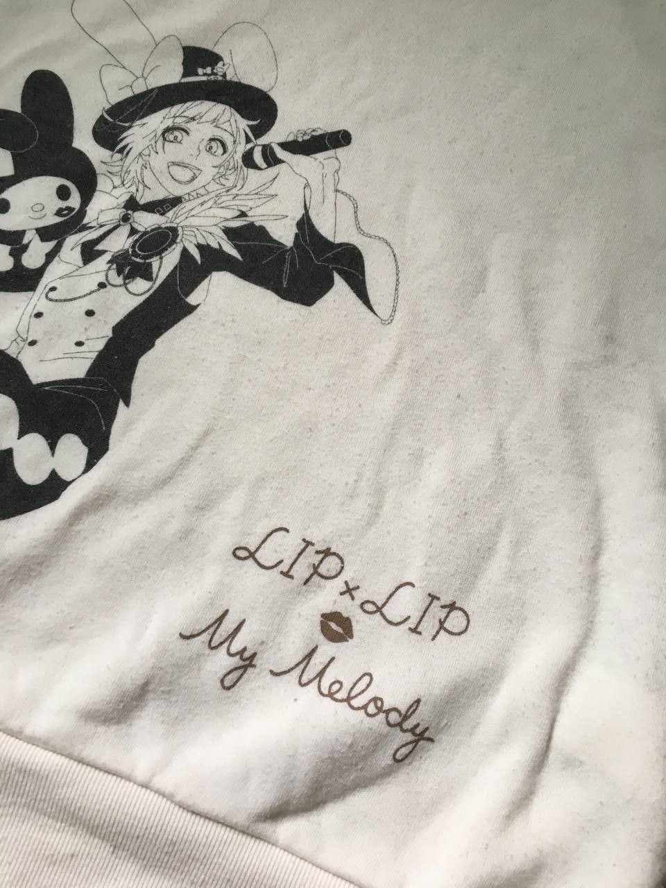 Anime × Japanese Brand Vintage Anime Kuromi Lip x Lip My Melody Hoodie Size US S / EU 44-46 / 1 - 3 Thumbnail