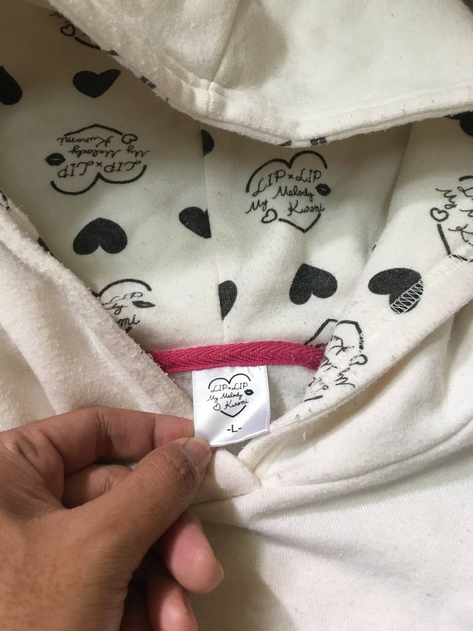 Anime × Japanese Brand Vintage Anime Kuromi Lip x Lip My Melody Hoodie Size US S / EU 44-46 / 1 - 5 Thumbnail