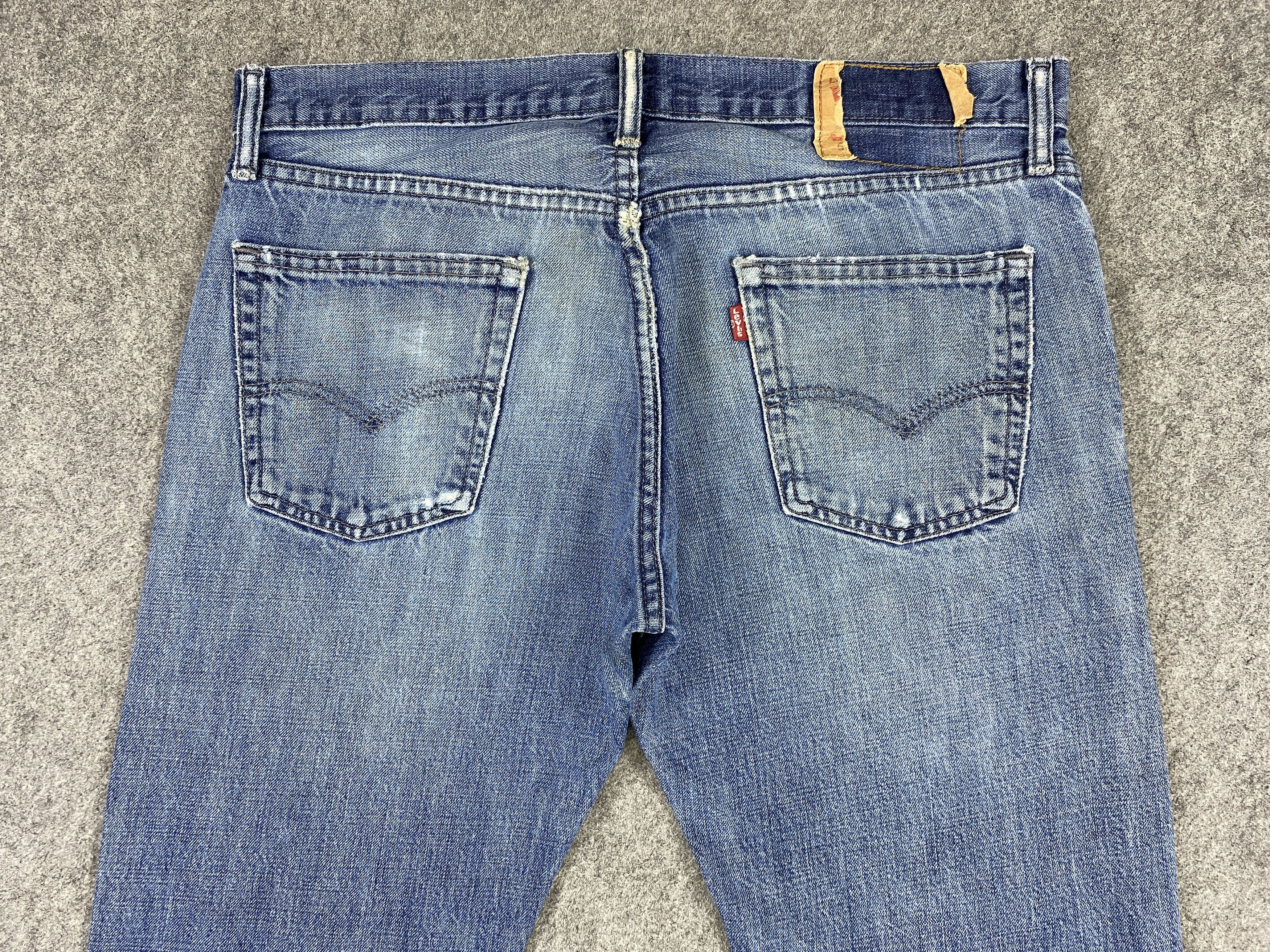 Levi's Blue Vintage Levi's 514 Jeans 35x33.5 Denim -JN1967 Size US 35 - 4 Thumbnail