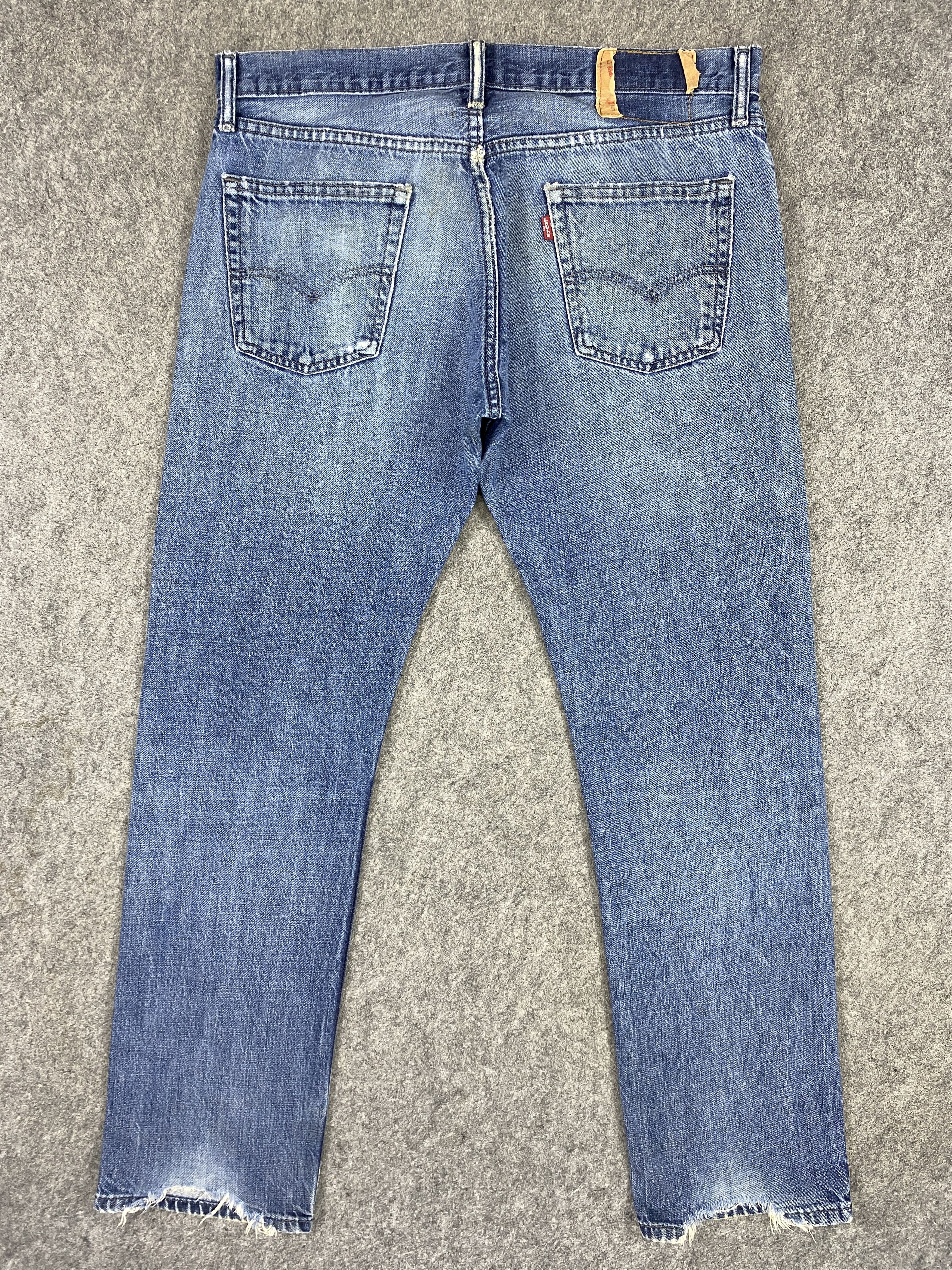 Levi's Blue Vintage Levi's 514 Jeans 35x33.5 Denim -JN1967 Size US 35 - 2 Thumbnail