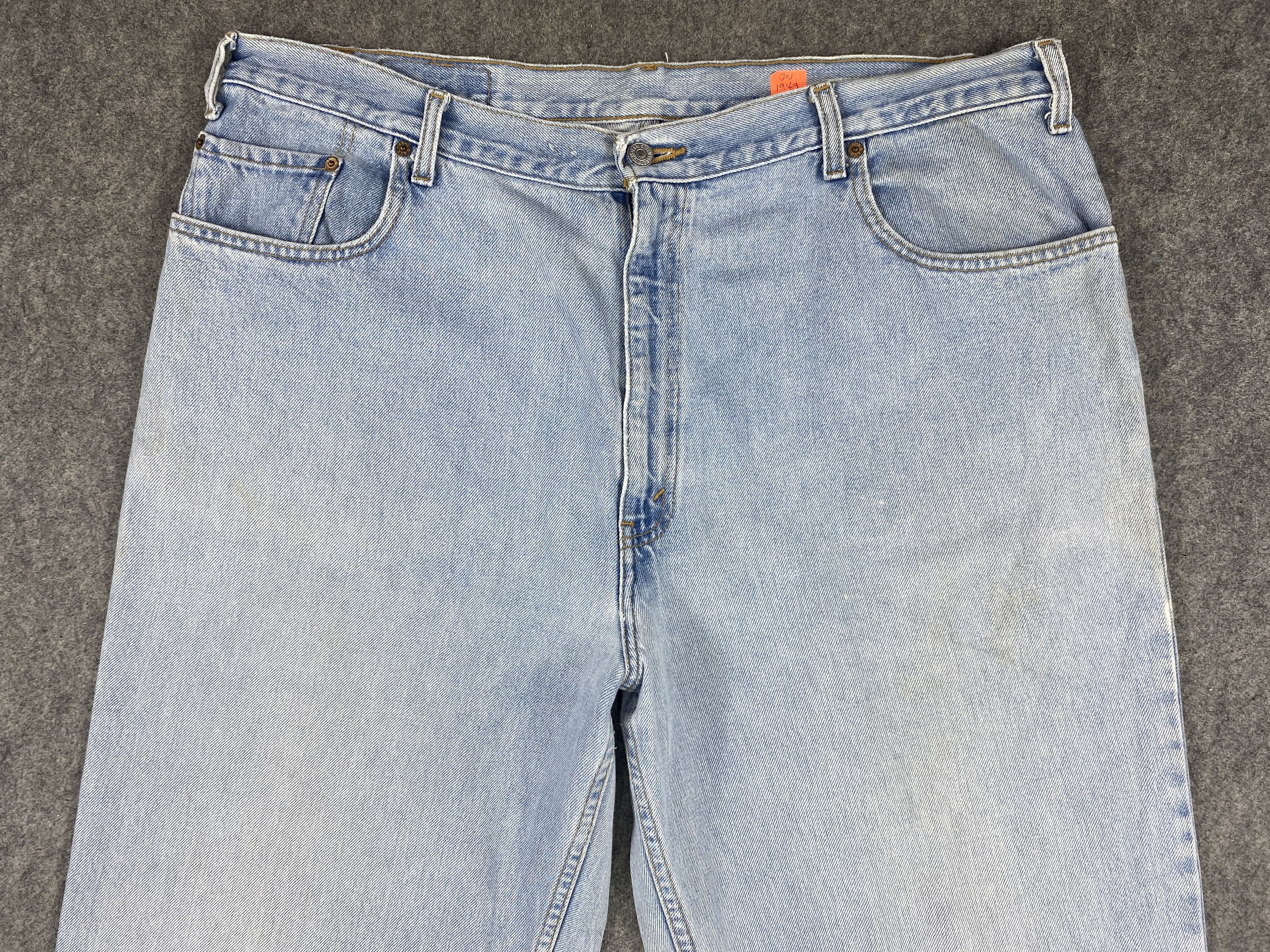 Levi's Light Blue Wash Vintage Levi's 560 41x33 Denim -JN1947 Size US 41 - 3 Thumbnail
