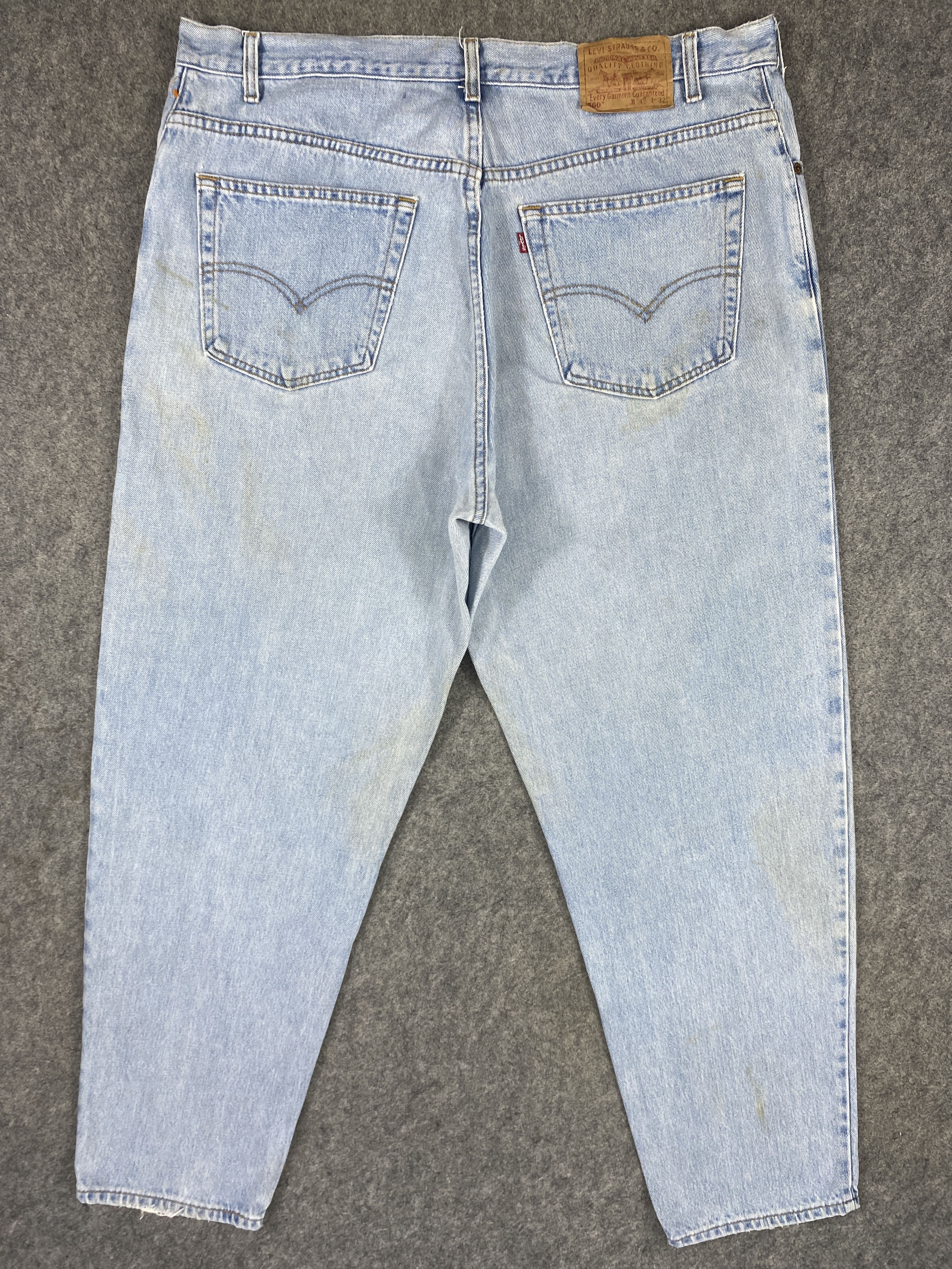 Levi's Light Blue Wash Vintage Levi's 560 41x33 Denim -JN1947 Size US 41 - 2 Thumbnail