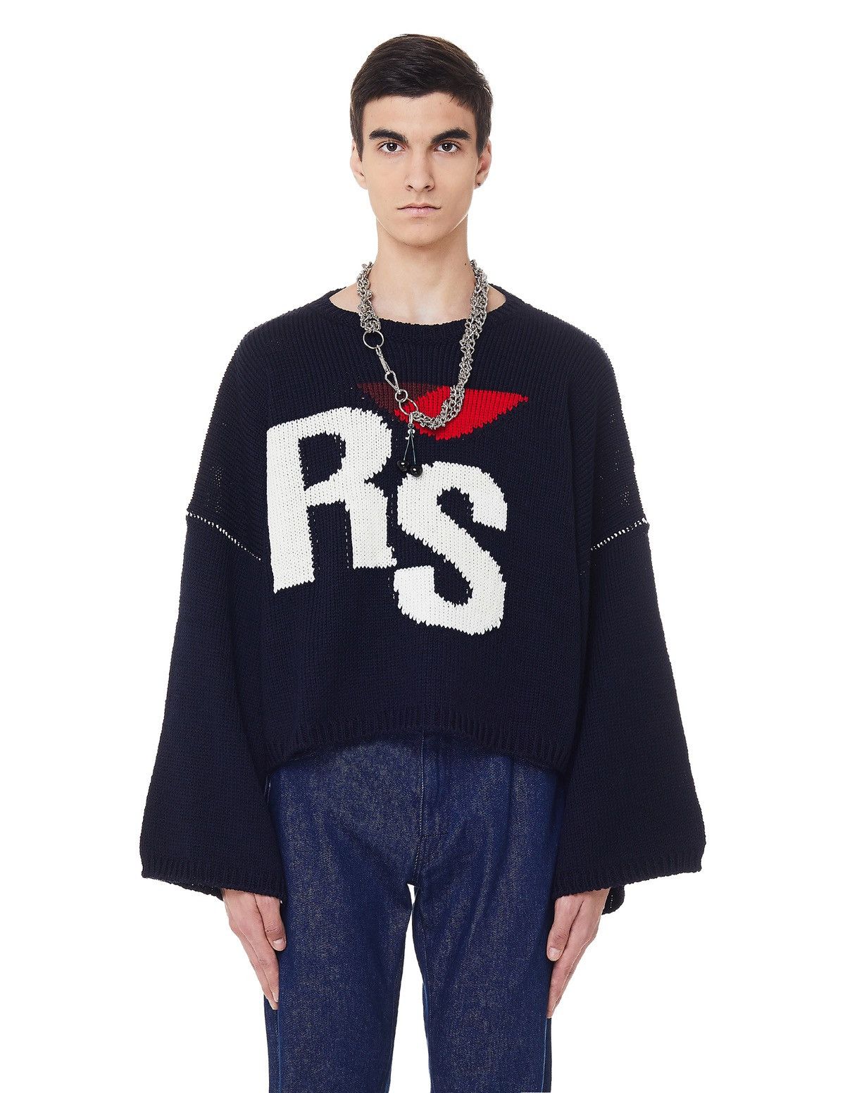 Raf Simons I love RS cropped sweater Size US M / EU 48-50 / 2 - 9 Thumbnail