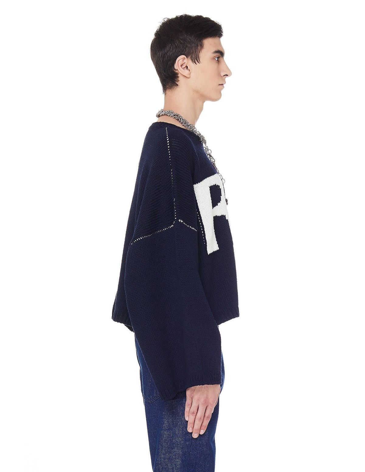 Raf Simons I love RS cropped sweater Size US M / EU 48-50 / 2 - 10 Thumbnail
