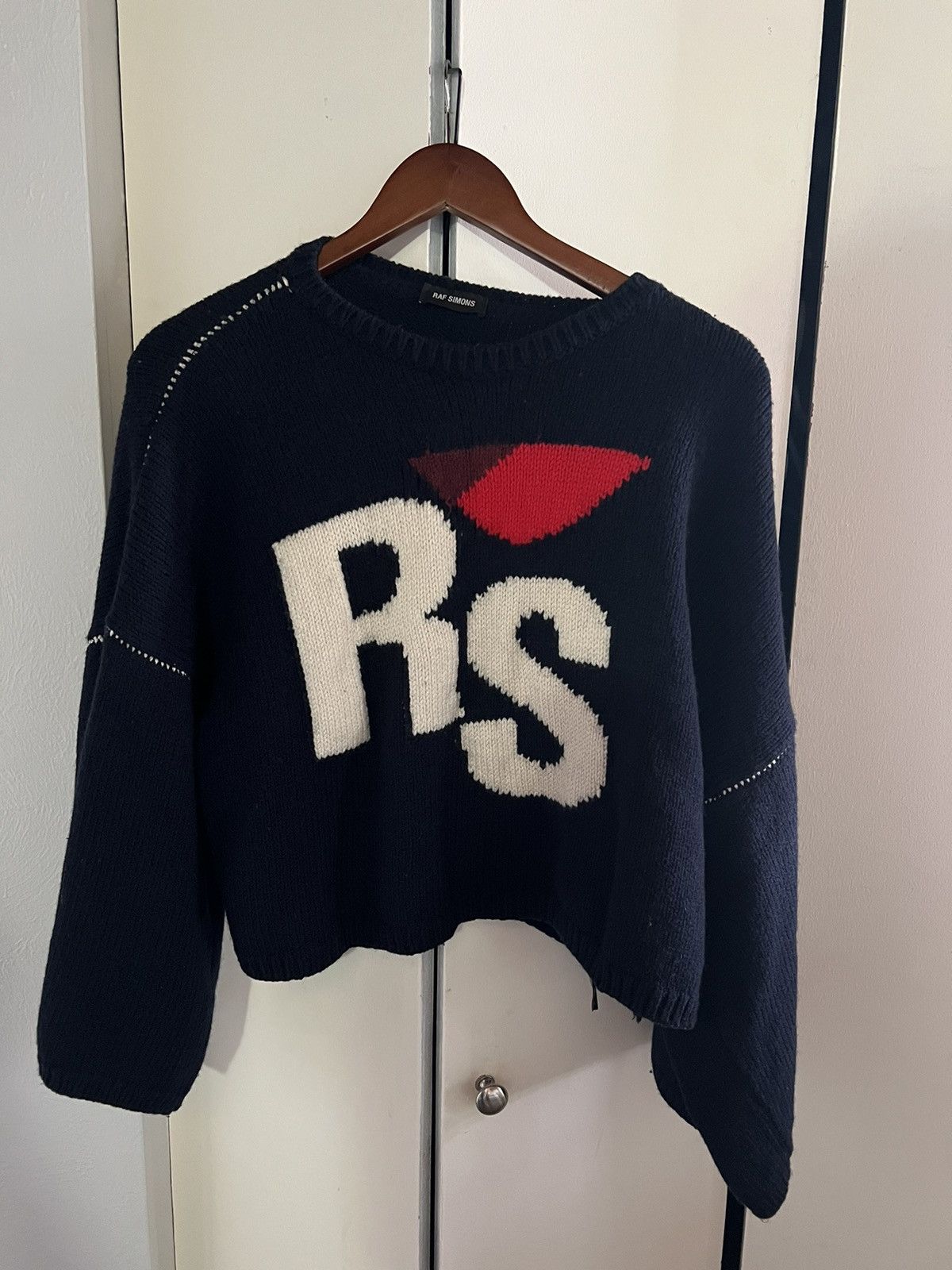 Raf Simons I love RS cropped sweater Size US M / EU 48-50 / 2 - 3 Thumbnail