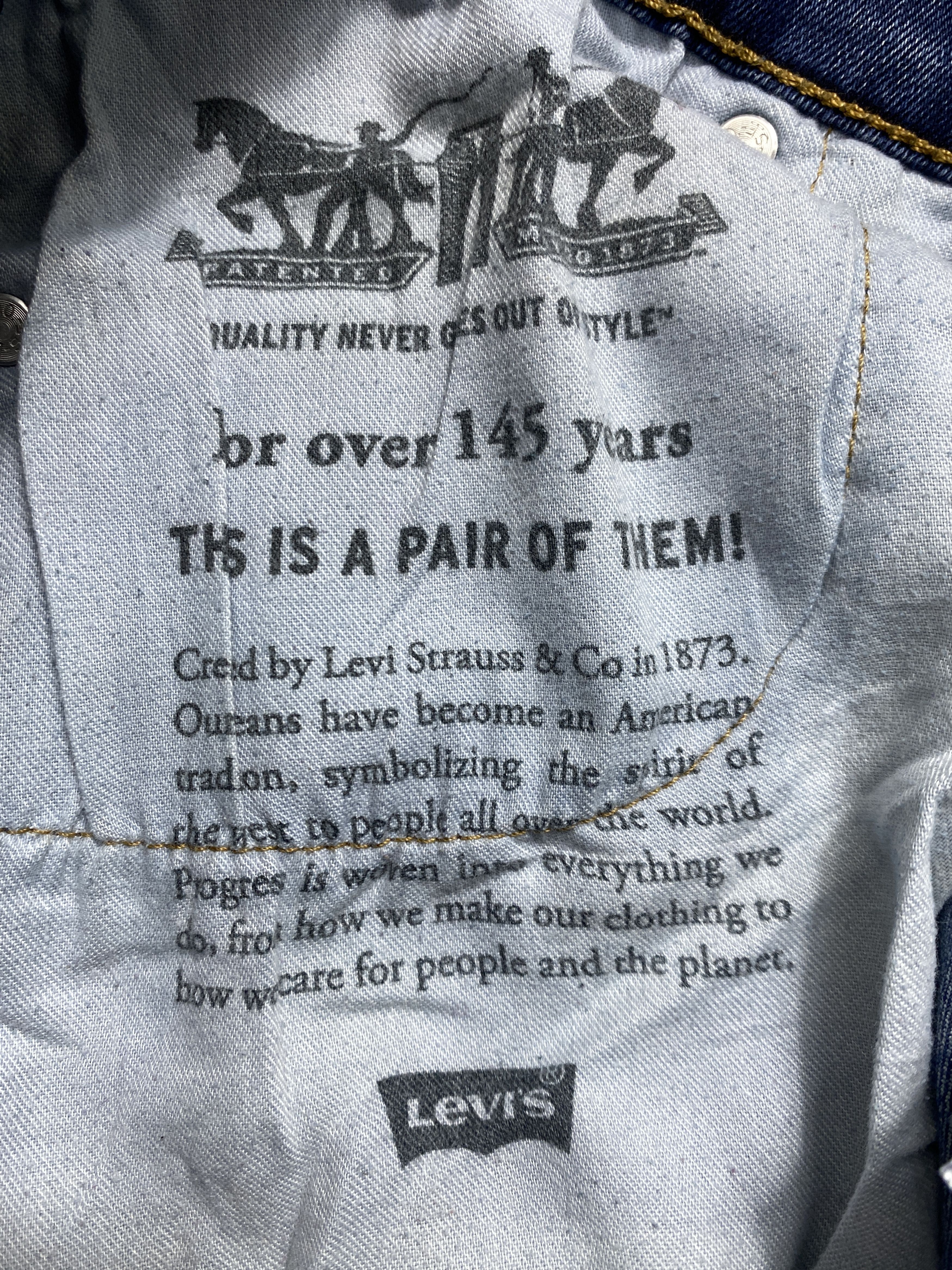 Blue Distressed Vintage Levi's 551 Jeans 30x29.5 -SJ114
