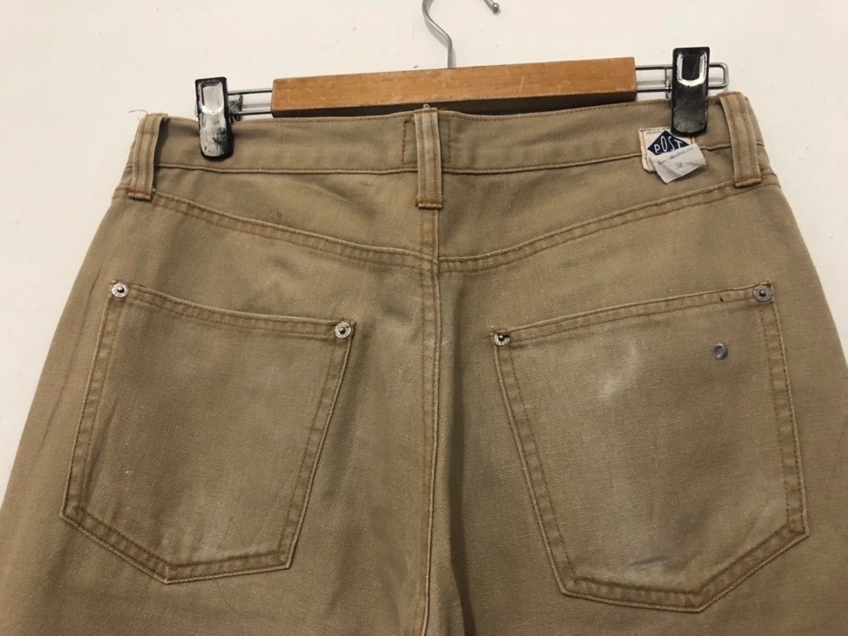 Japanese Brand Post Overalls Duck Canvas Pants Size US 31 - 9 Thumbnail