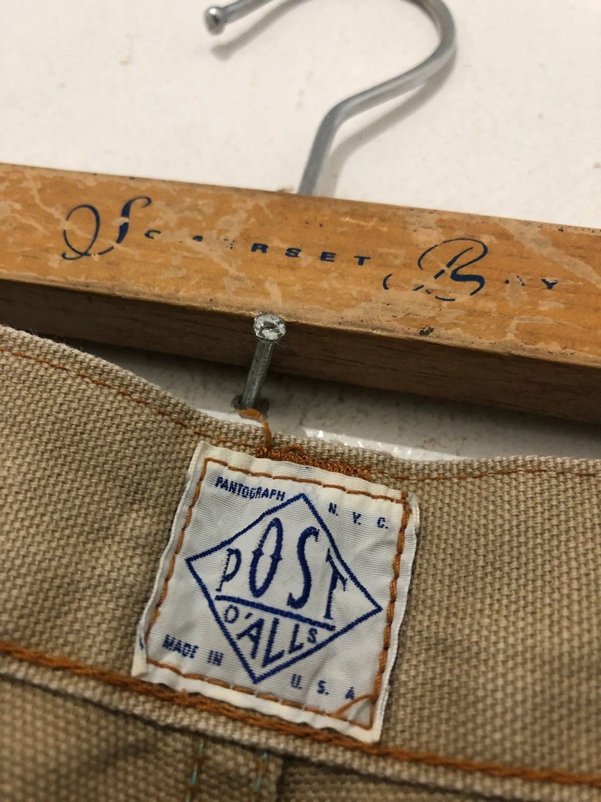 Japanese Brand Post Overalls Duck Canvas Pants Size US 31 - 7 Thumbnail