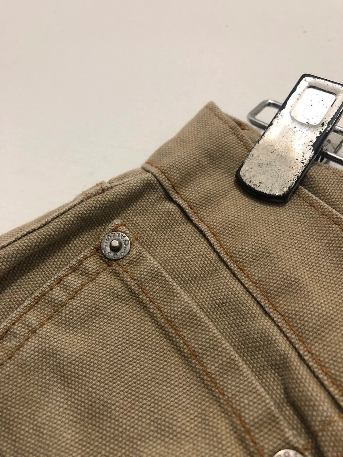 Japanese Brand Post Overalls Duck Canvas Pants Size US 31 - 8 Thumbnail