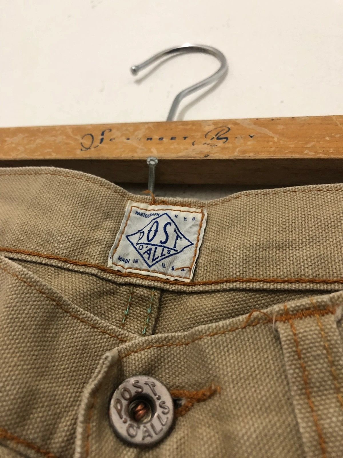 Japanese Brand Post Overalls Duck Canvas Pants Size US 31 - 6 Thumbnail