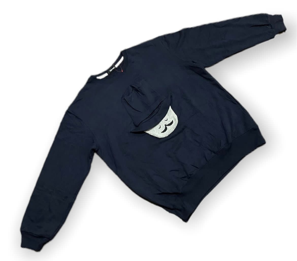 Issey Miyake Ne-Net Issey Miyake Iconic Moustache Gentleman Sweatshirt Size US L / EU 52-54 / 3 - 5 Thumbnail