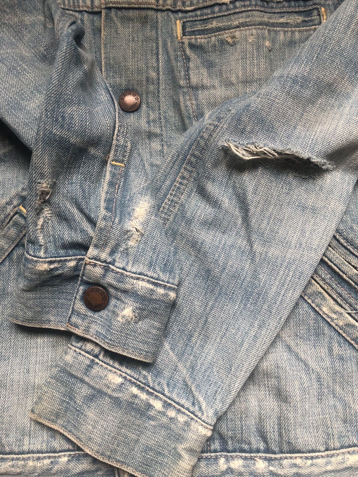 20471120 00's RNA Inc. anarchy denim jacket Size US S / EU 44-46 / 1 - 17 Thumbnail