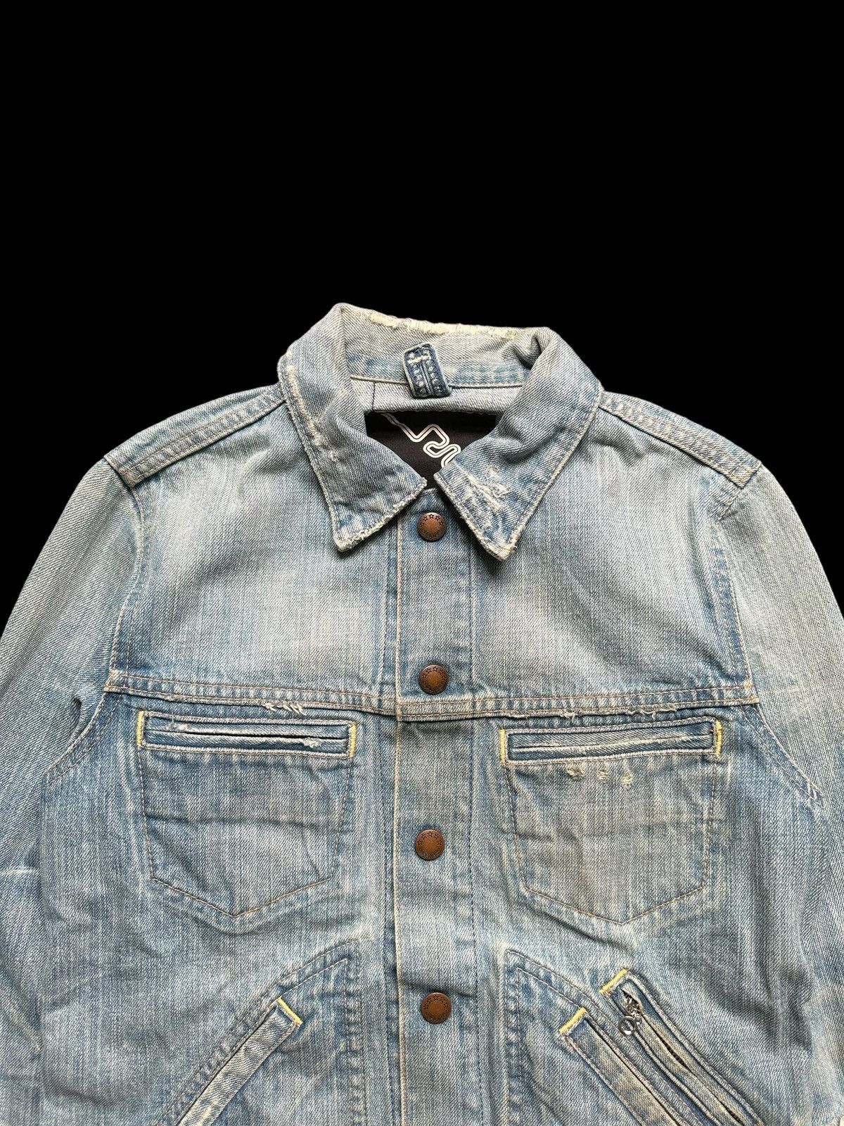 20471120 00's RNA Inc. anarchy denim jacket Size US S / EU 44-46 / 1 - 4 Thumbnail