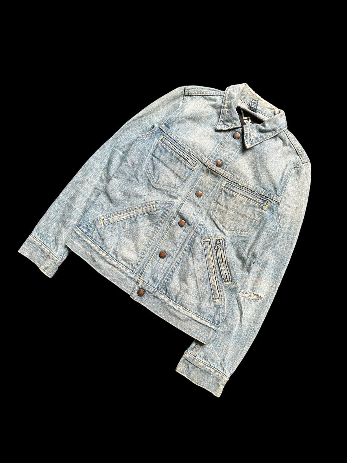 20471120 00's RNA Inc. anarchy denim jacket Size US S / EU 44-46 / 1 - 2 Thumbnail