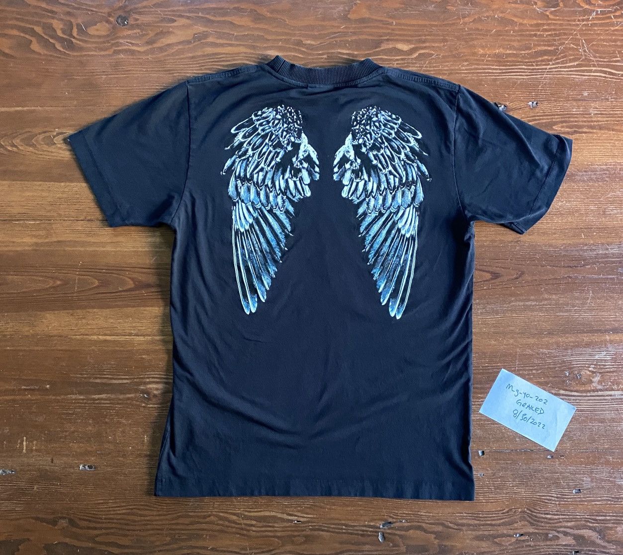 Marcelo Burlon Marcelo Burlon Angel Wings Black Tee Size US XS / EU 42 / 0 - 1 Thumbnail