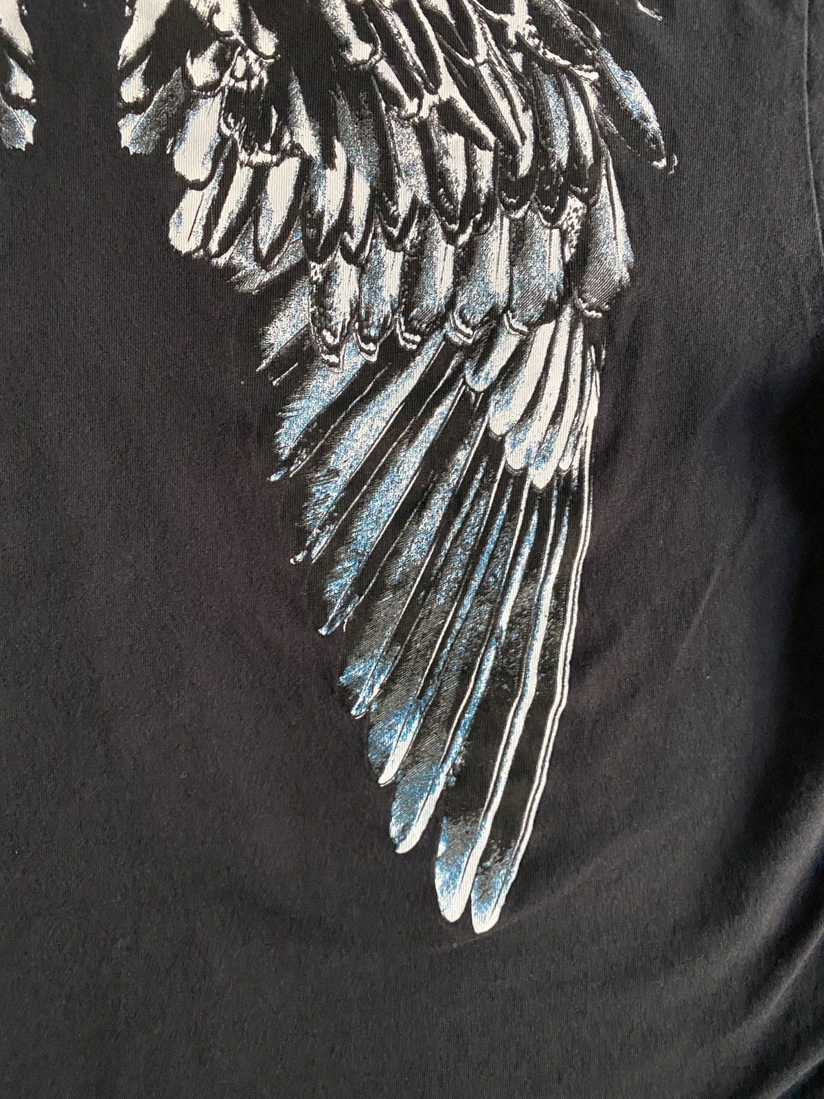 Marcelo Burlon Marcelo Burlon Angel Wings Black Tee Size US XS / EU 42 / 0 - 6 Thumbnail