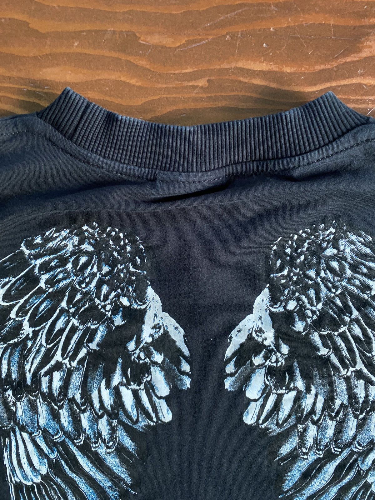 Marcelo Burlon Marcelo Burlon Angel Wings Black Tee Size US XS / EU 42 / 0 - 7 Thumbnail