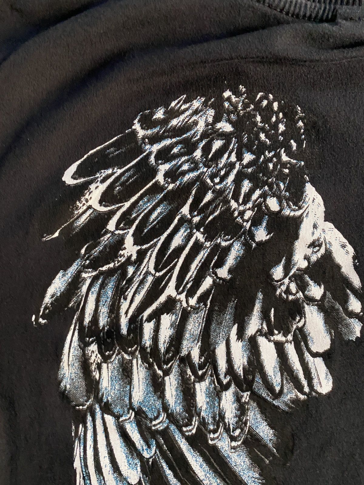 Marcelo Burlon Marcelo Burlon Angel Wings Black Tee Size US XS / EU 42 / 0 - 3 Thumbnail