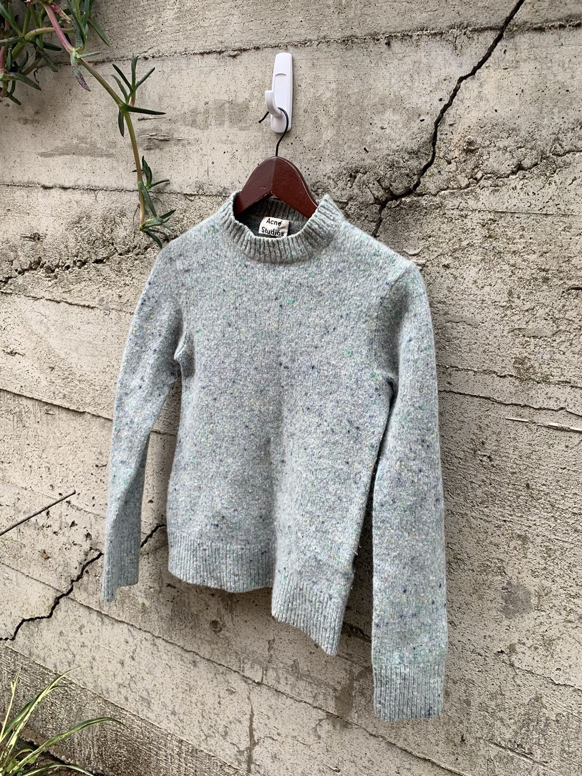 image of Grail Acne Studios Cashmere Speckle Blend Sweater, Men's (Size XS)