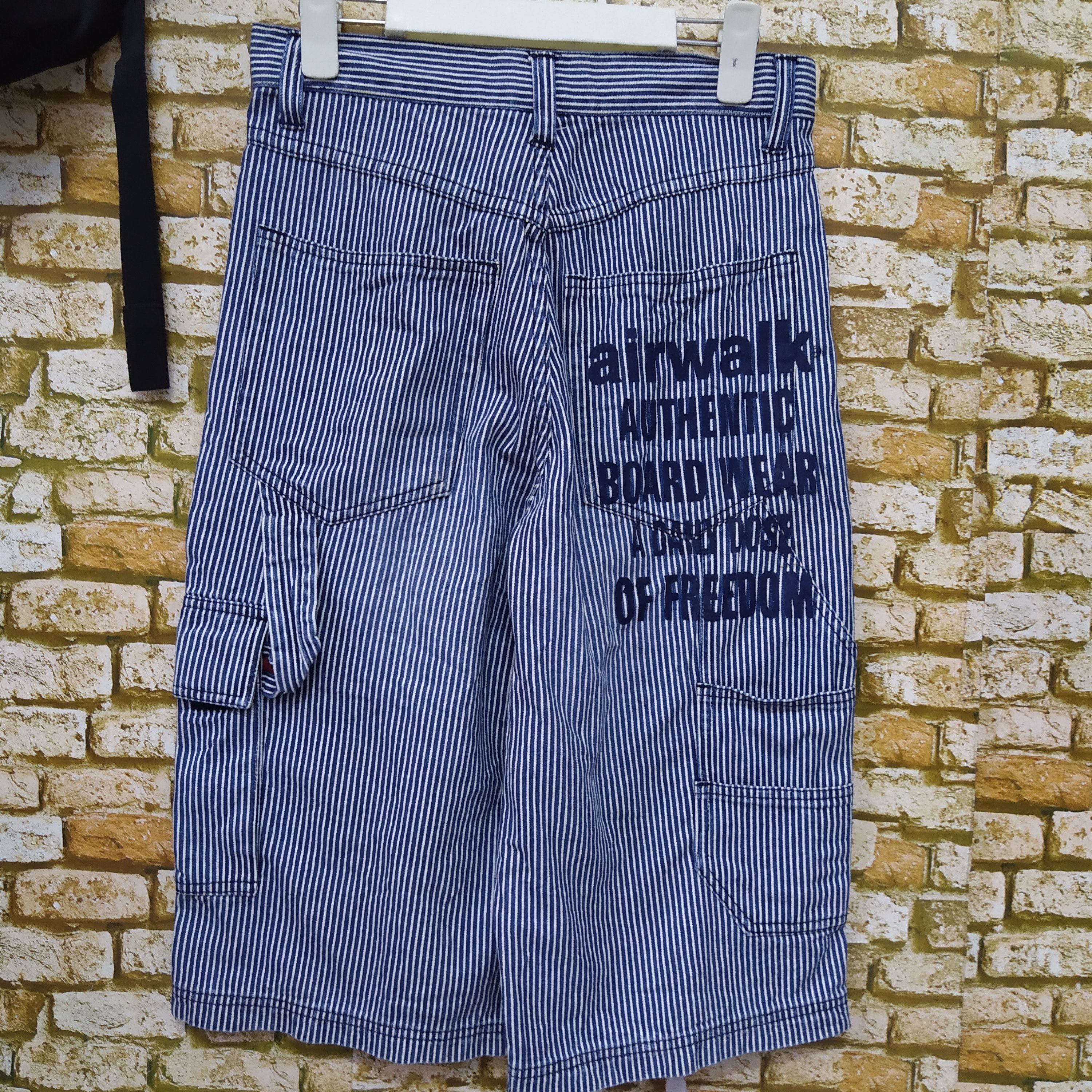 Airwalk × Vintage VTG AIRWALK WABASH HICKORY CARPENTER DENIM (D358) Size US 28 / EU 44 - 1 Thumbnail