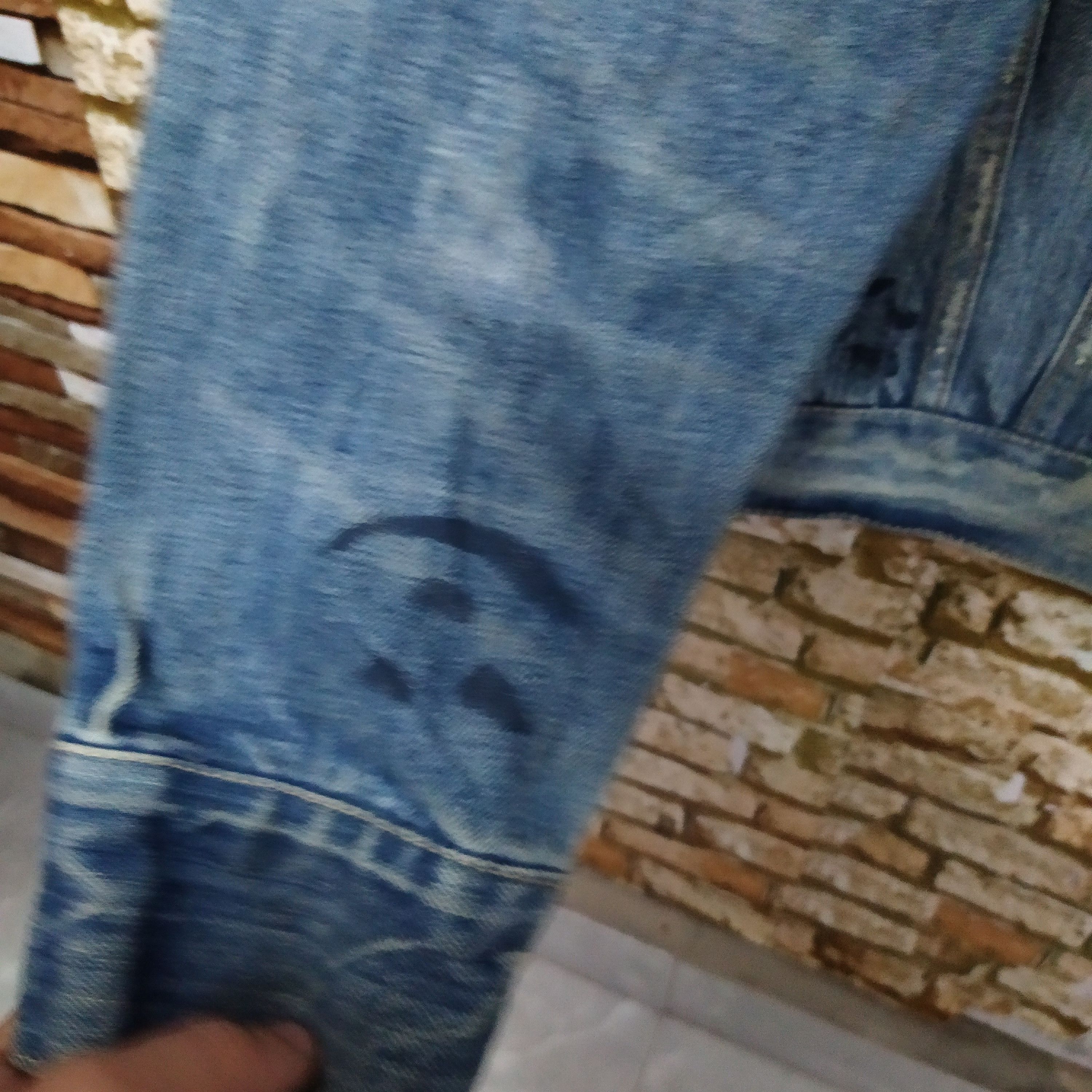 Japanese Brand THREE STONES THROW DISTRESSED BORO DENIM jacket (D374) Size US L / EU 52-54 / 3 - 9 Thumbnail