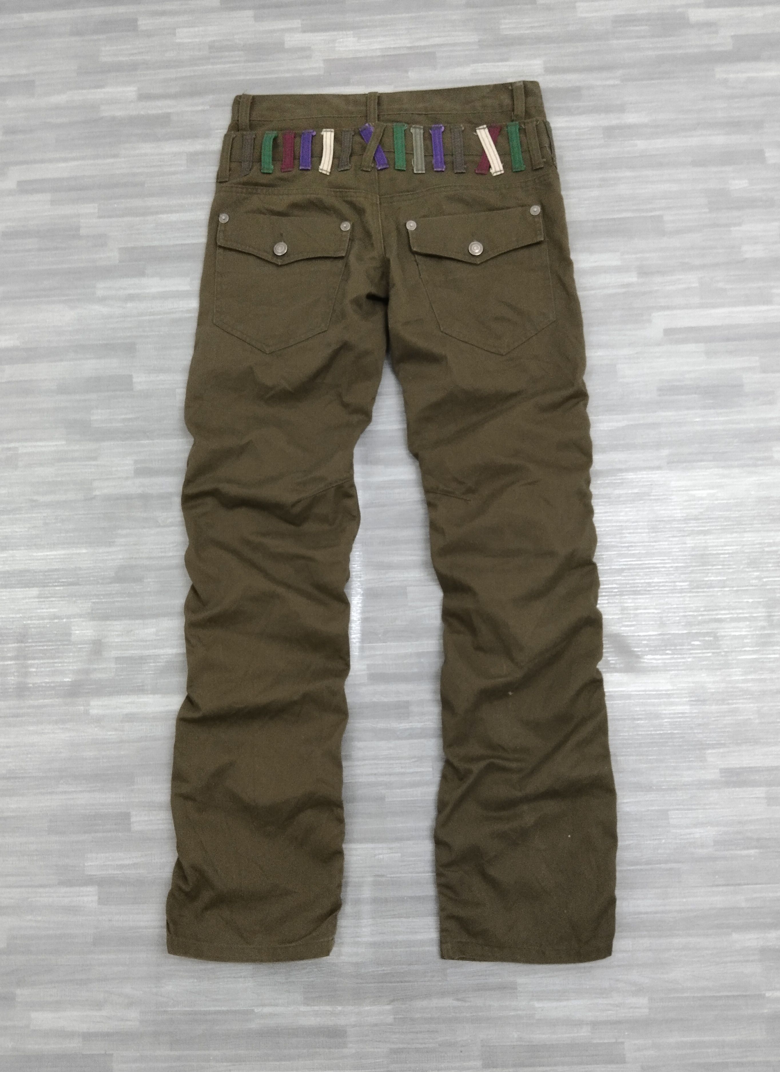 Japanese Brand TOKYO FASHION NYLAUS DOUBLE WAIST ZIPPER PANTS Size US 30 / EU 46 - 3 Thumbnail