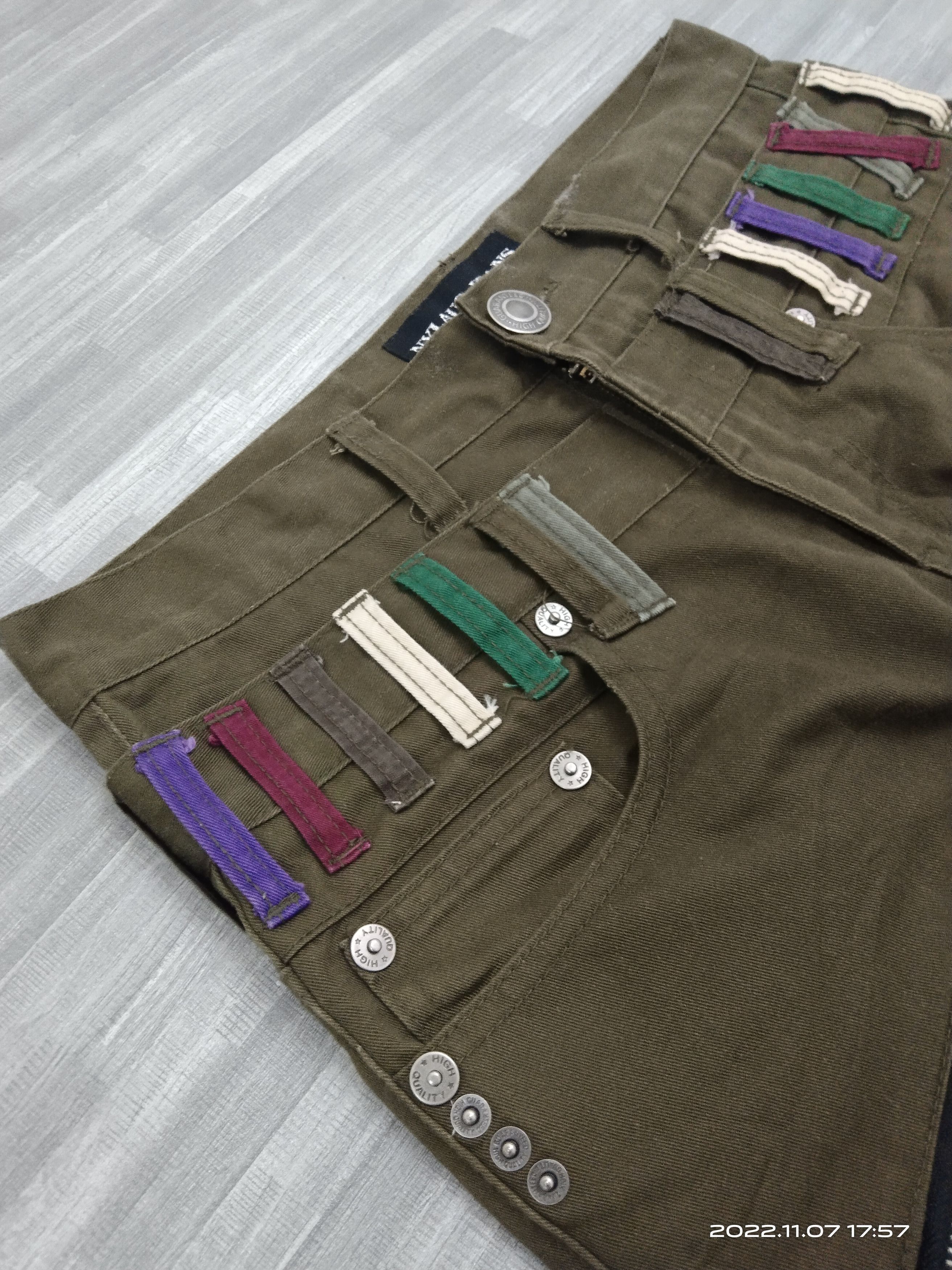 Japanese Brand TOKYO FASHION NYLAUS DOUBLE WAIST ZIPPER PANTS Size US 30 / EU 46 - 6 Thumbnail