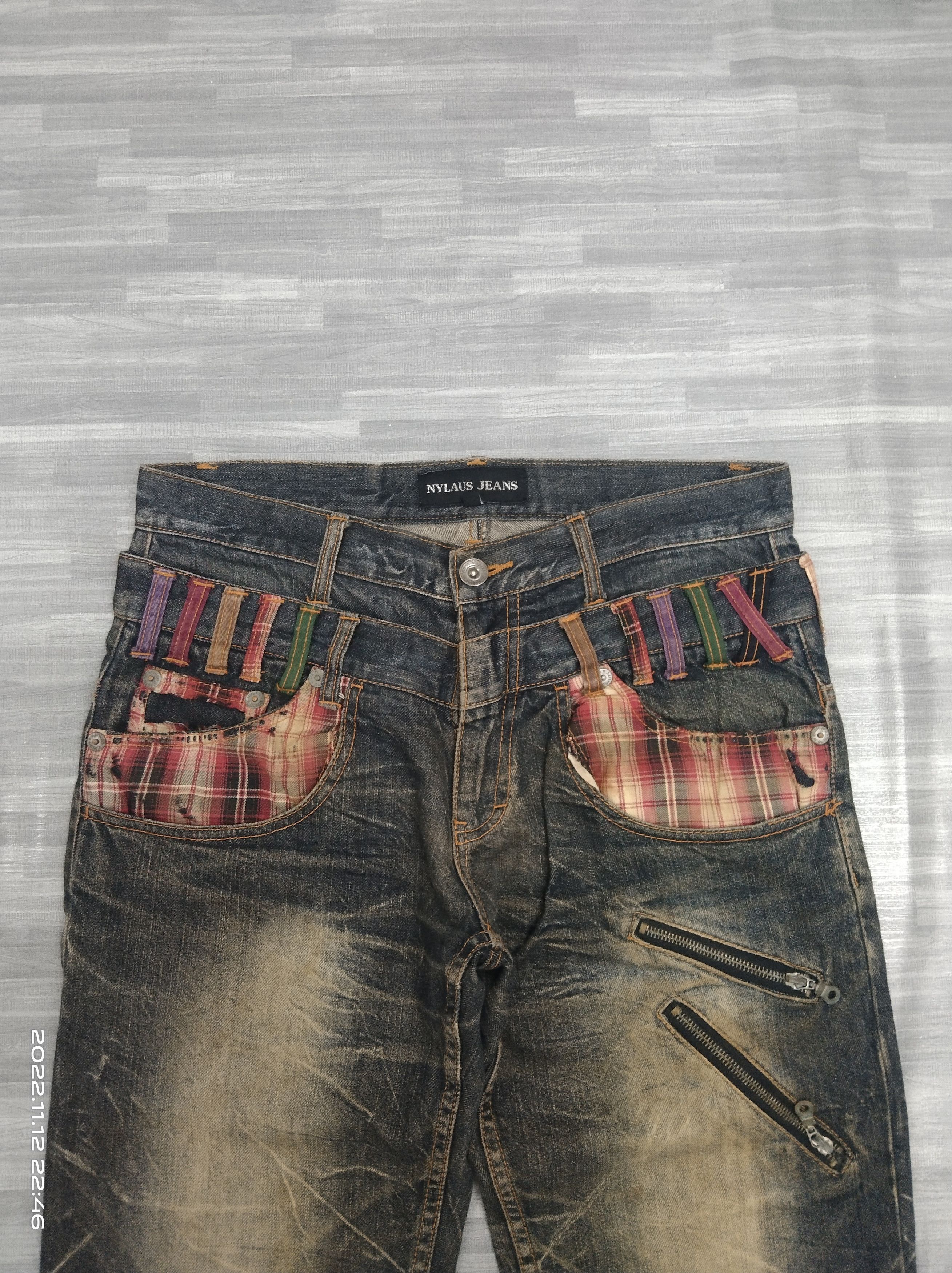 If Six Was Nine × Rusty SUPER SICK🔥 RUSTY DOUBLE WAIST NYLAUS DENIM PANTS Size US 32 / EU 48 - 3 Thumbnail